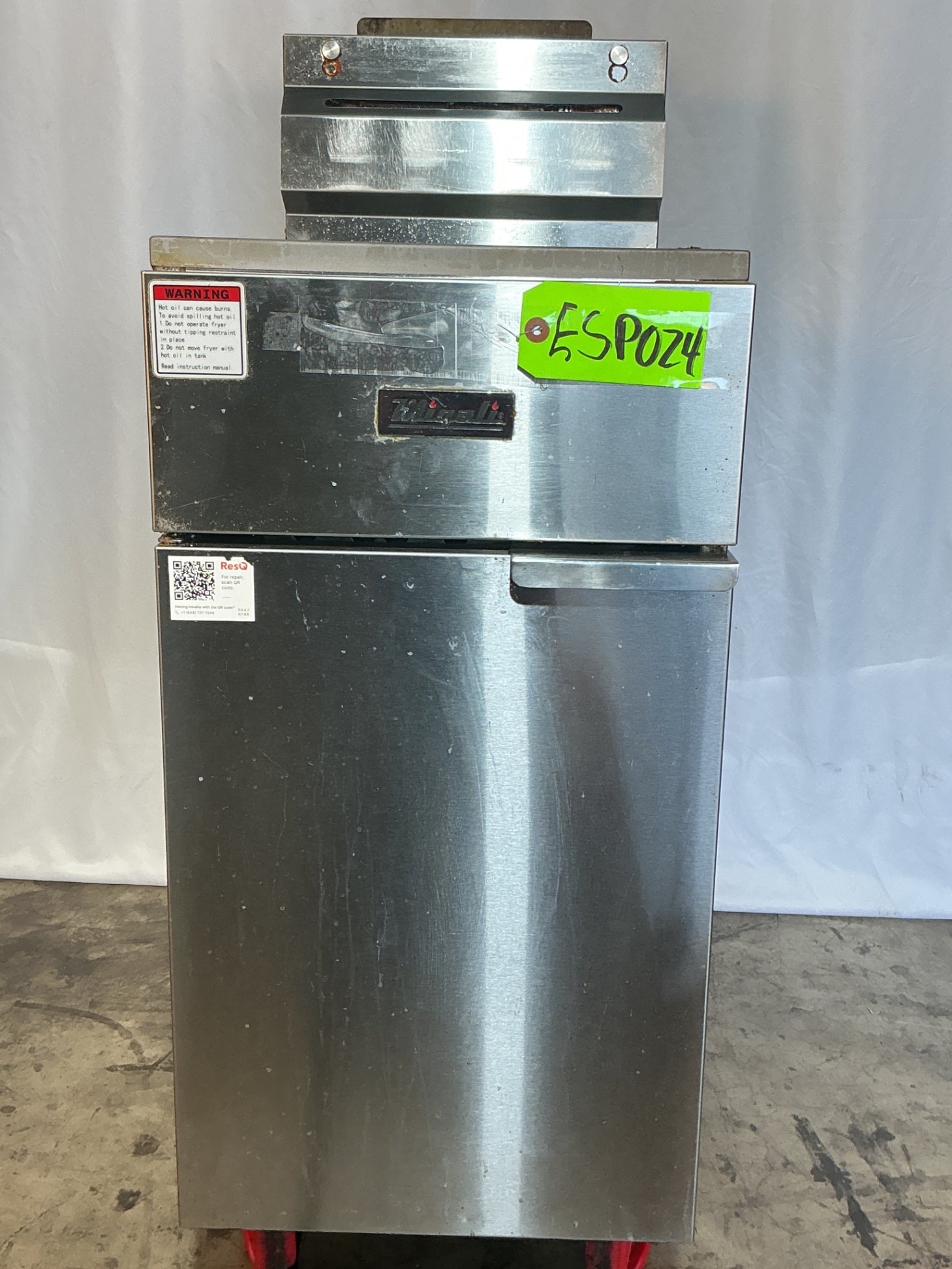 Migali C-F40-NG Gas Fryer - (1) 40 lb Vat, Floor Model