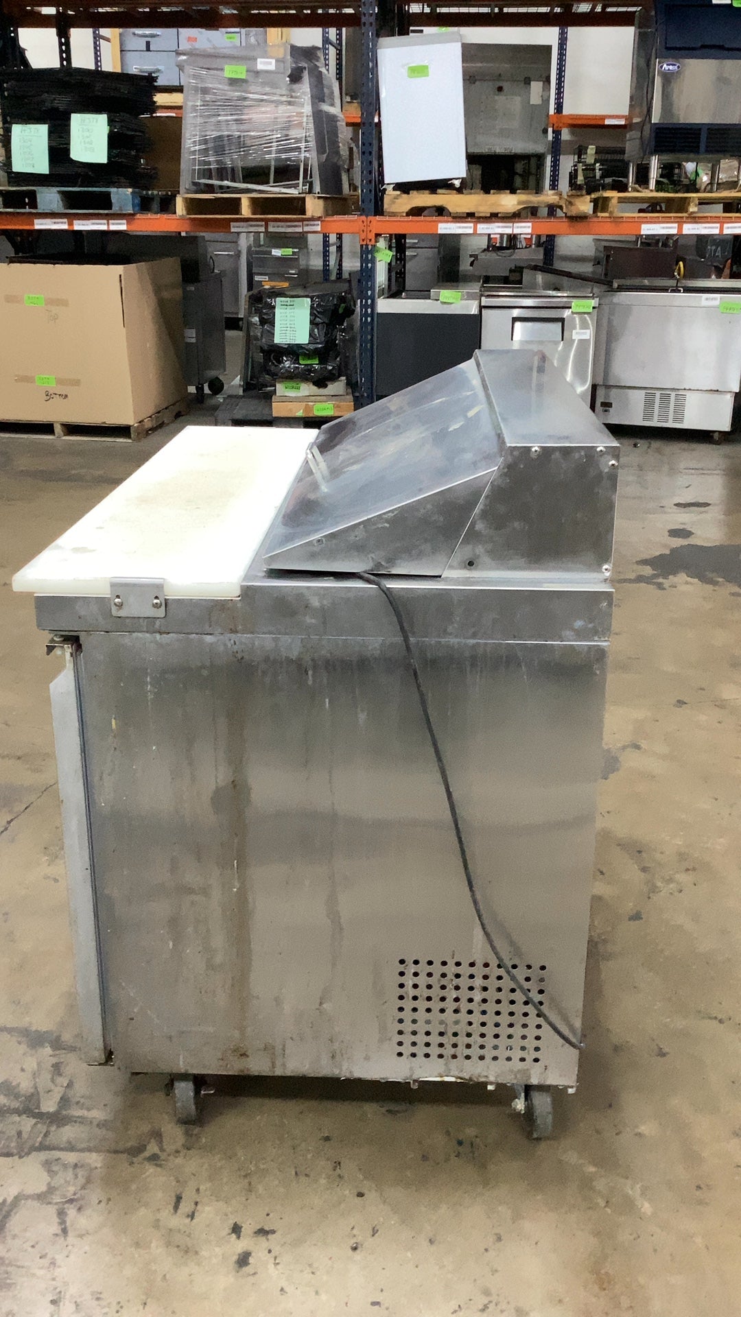 Avantco 178SSPT48HC Refrigerated Two Door Prep Table