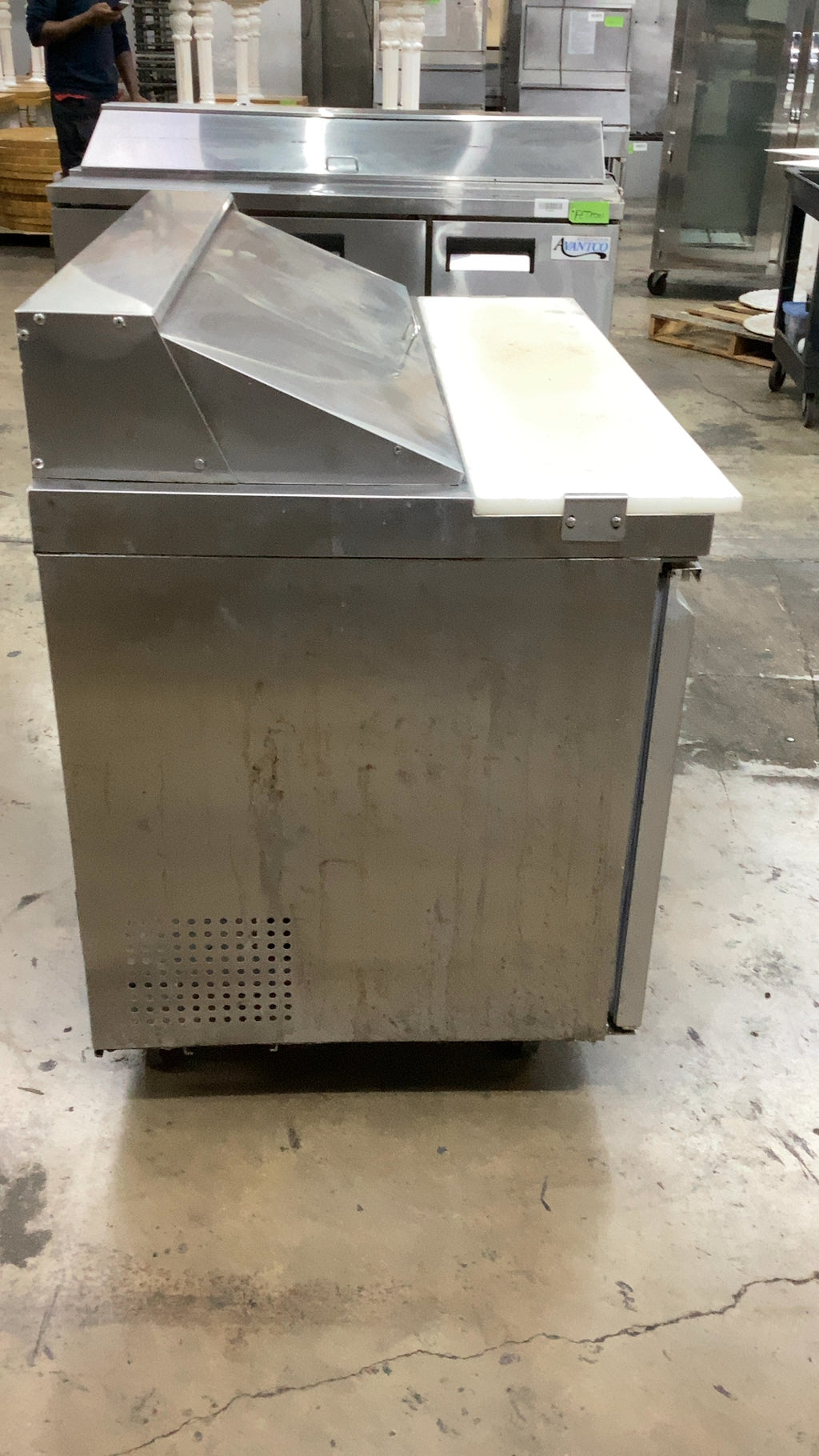 Avantco 178SSPT48HC Refrigerated Two Door Prep Table