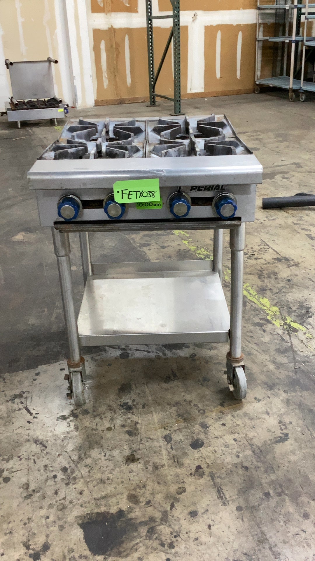 IMPERIAL IHPA-4-24 4 Burner Gas Range On Stand