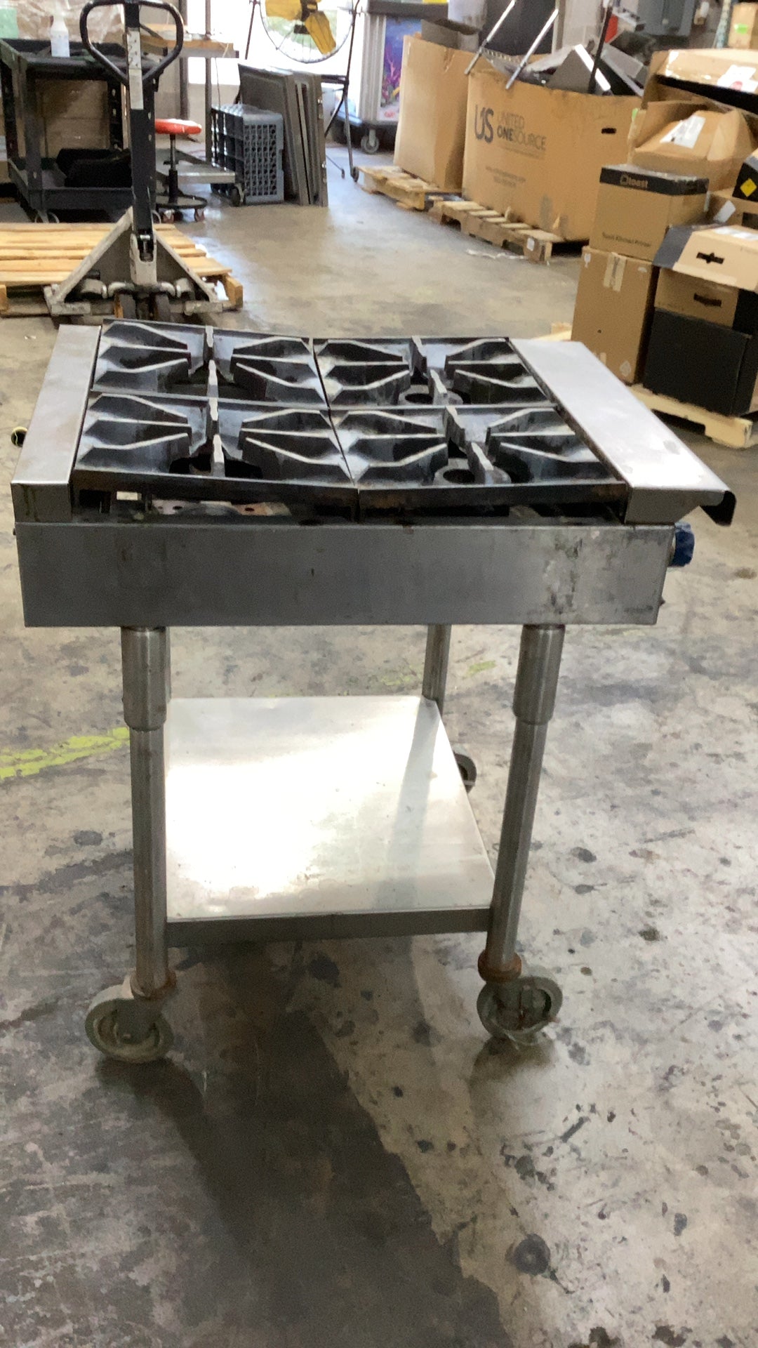 IMPERIAL IHPA-4-24 4 Burner Gas Range On Stand