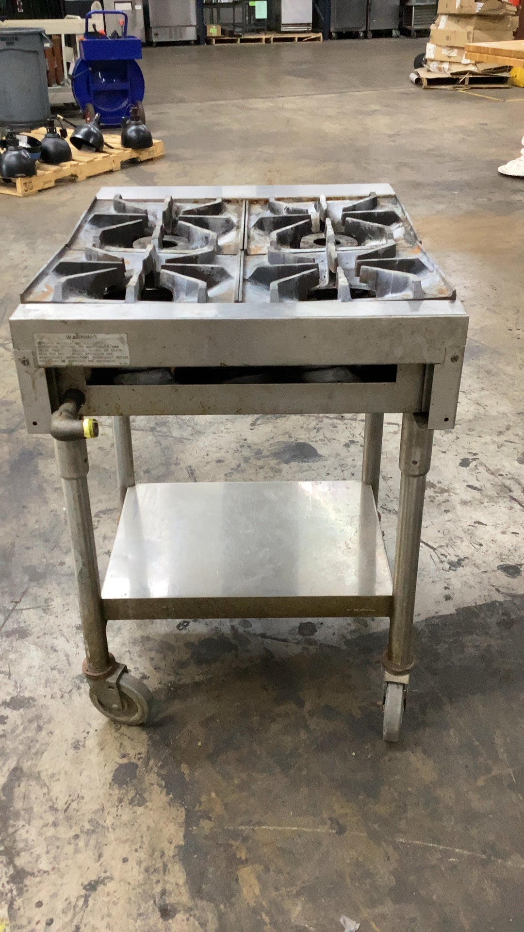 IMPERIAL IHPA-4-24 4 Burner Gas Range On Stand