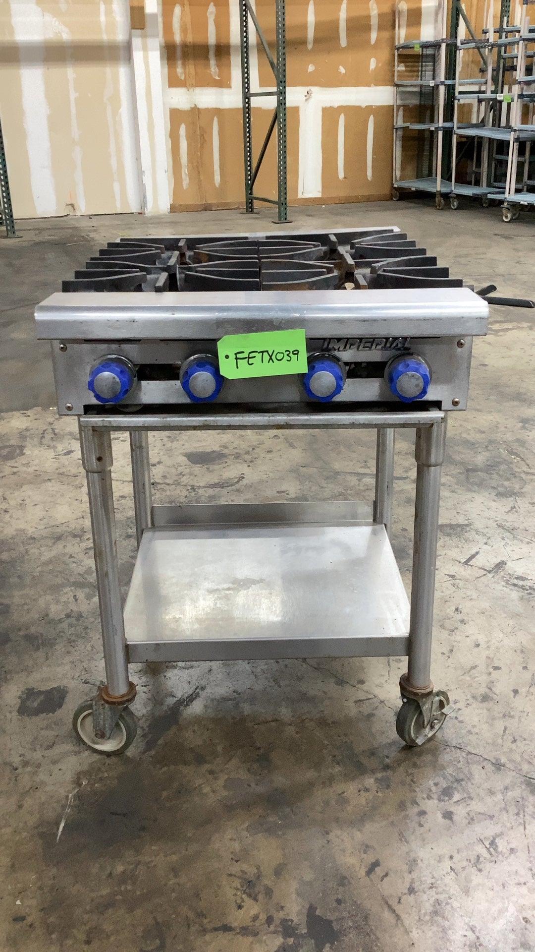 IMPERIAL IHPA-4-24 4 Burner Gas Range On Stand