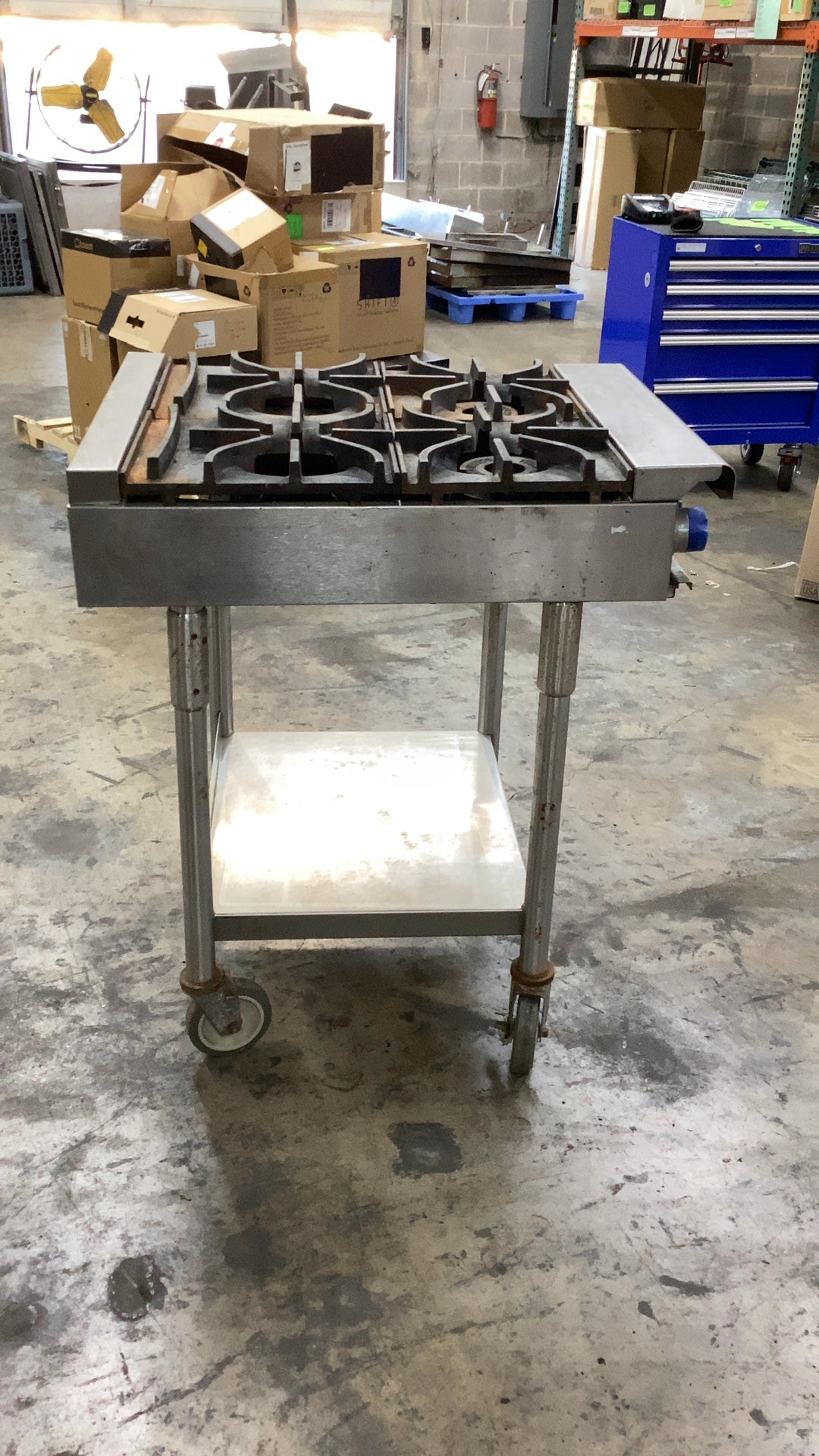 IMPERIAL IHPA-4-24 4 Burner Gas Range On Stand