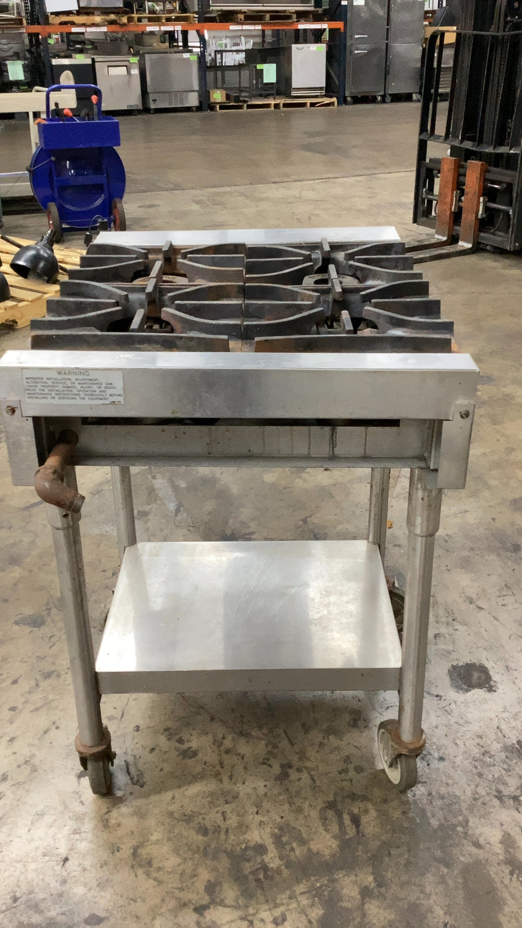 IMPERIAL IHPA-4-24 4 Burner Gas Range On Stand