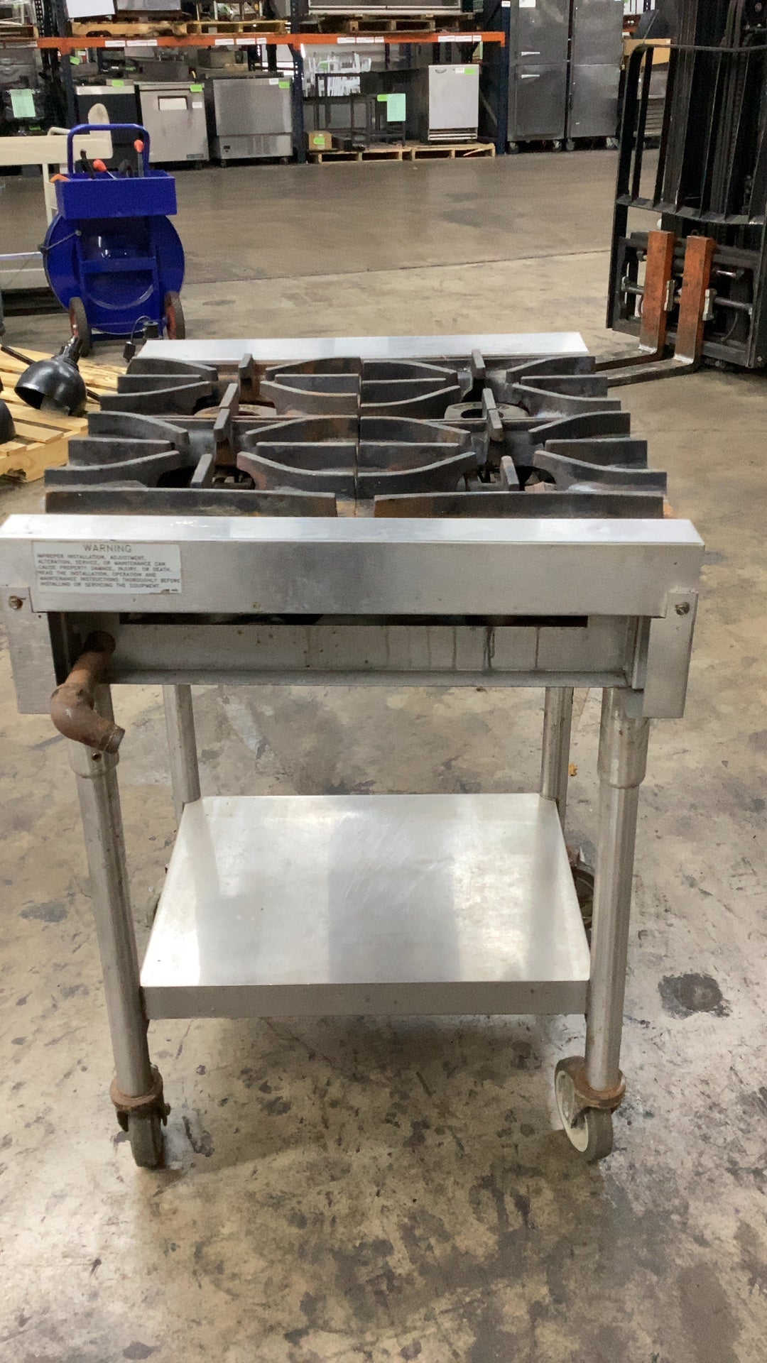 IMPERIAL IHPA-4-24 4 Burner Gas Range On Stand