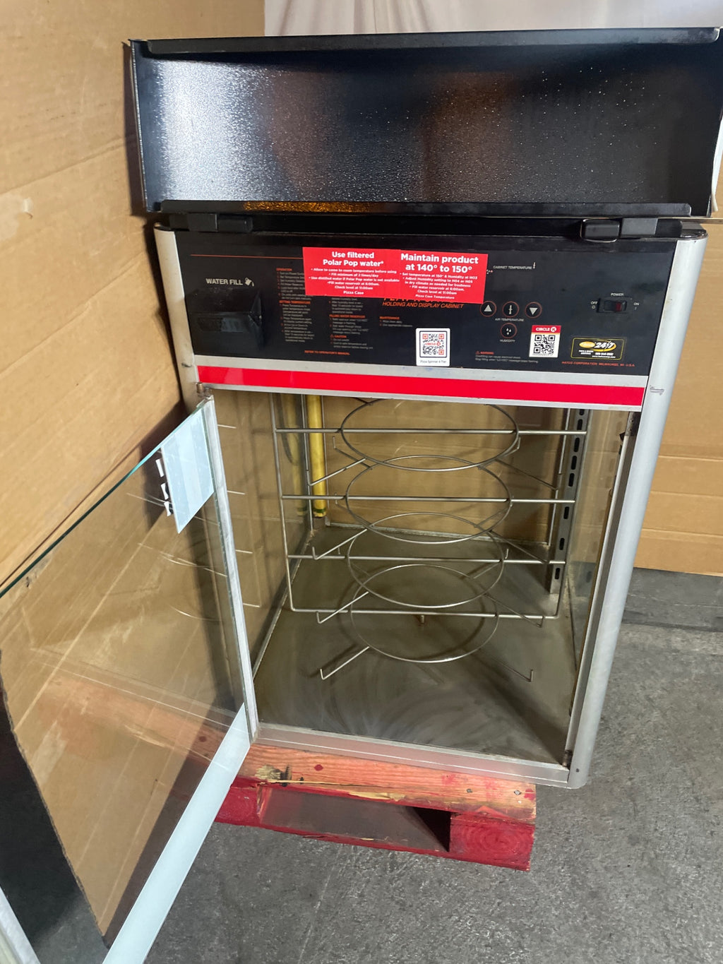 Hatco FSDT-1 Hot Holding Merchandiser, Countertop