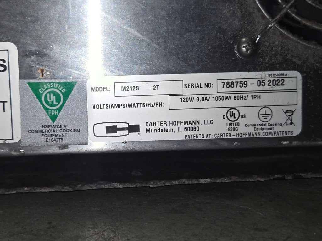 Carter-Hoffmann M212S-2T Heated Holding Cabinet