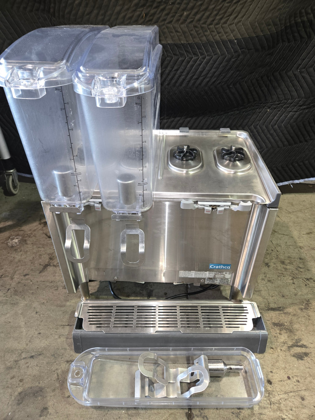 Crathco CS-4E/2D/3D-16  Simplicity  Bubbler Refrigerated Beverage Dispenser