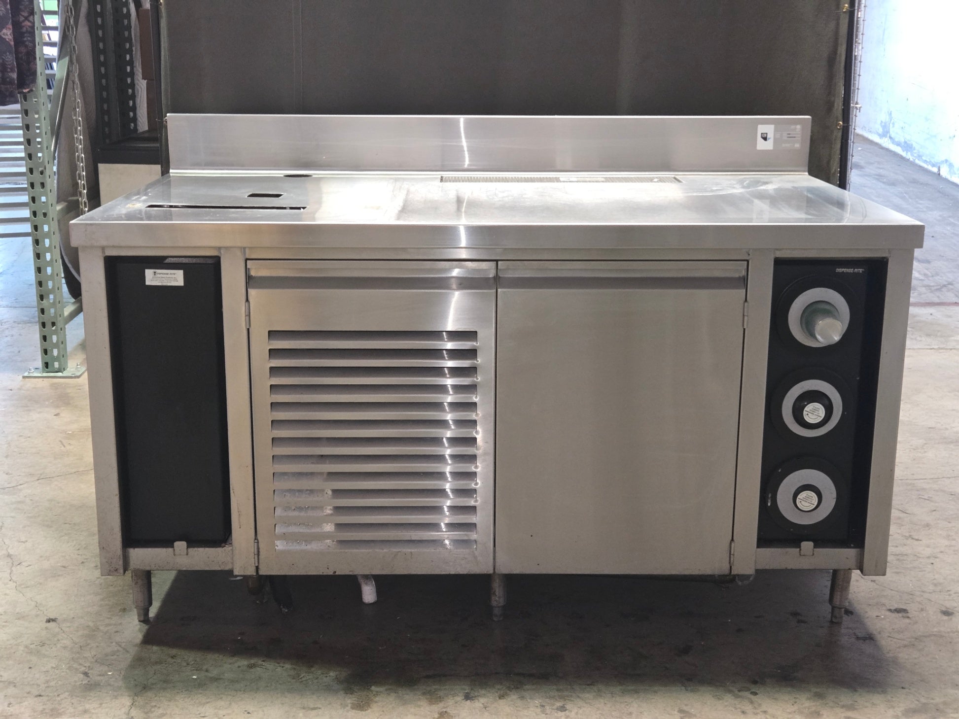 ICM Commercial Refrigerated Prep Table with Cup Dispenser