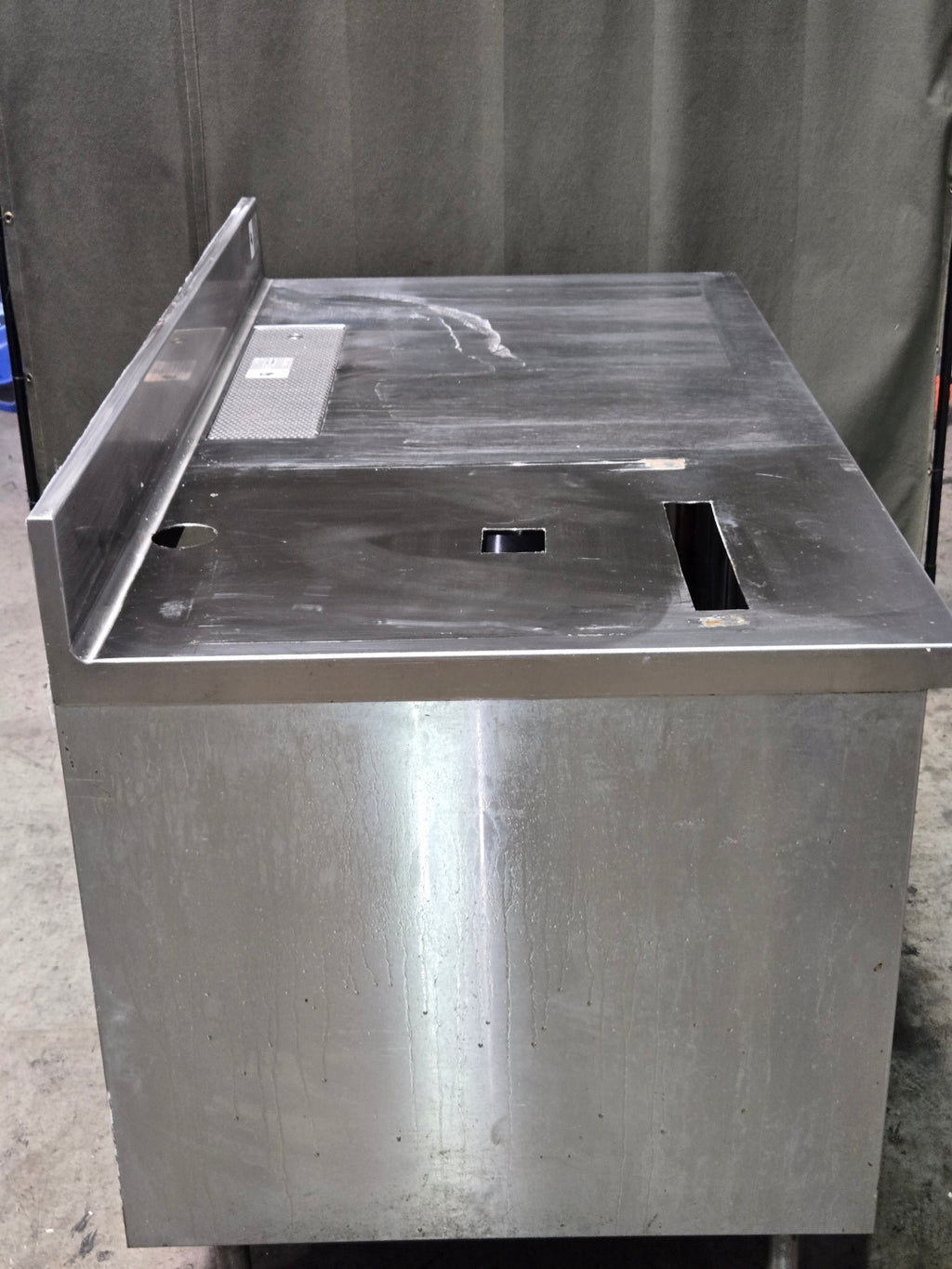 ICM Commercial Refrigerated Prep Table with Cup Dispenser