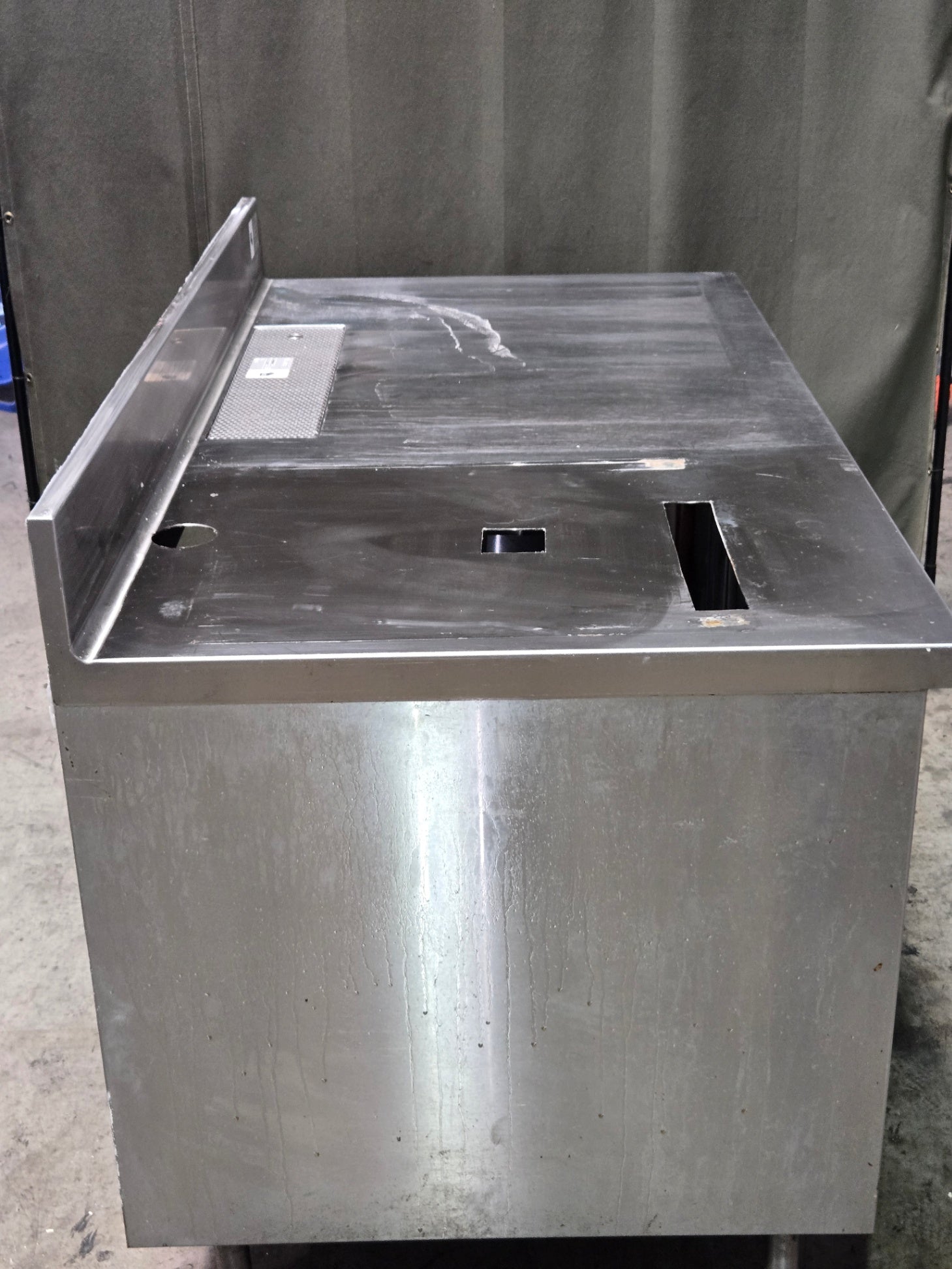 ICM Commercial Refrigerated Prep Table with Cup Dispenser