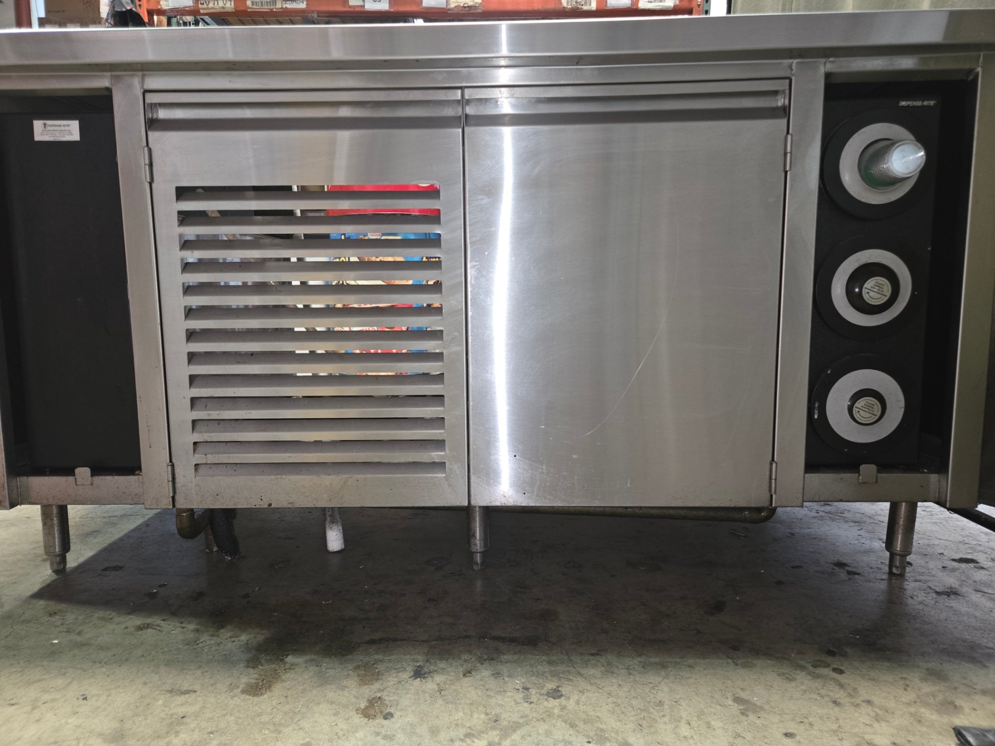 ICM Commercial Refrigerated Prep Table with Cup Dispenser