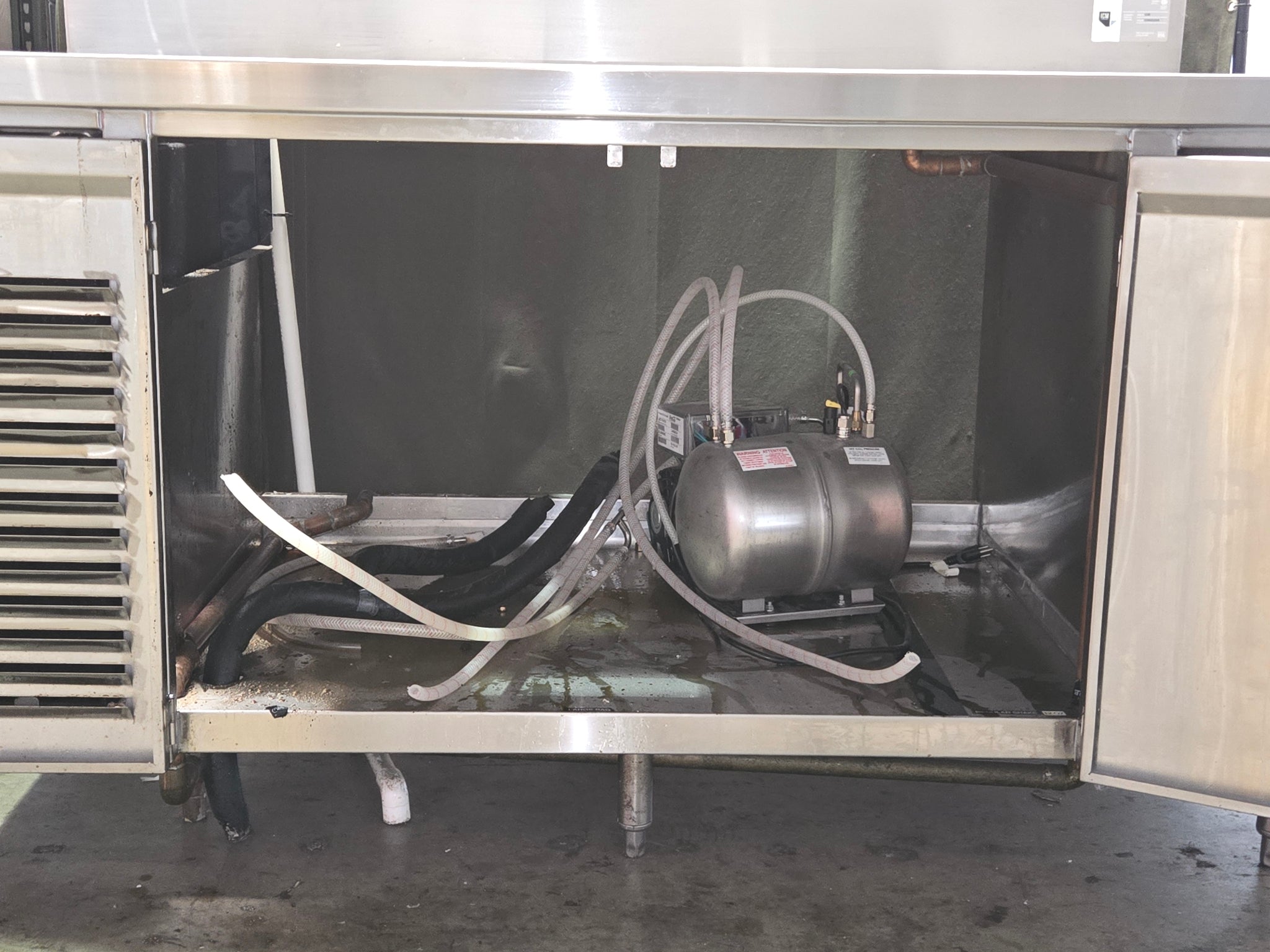 ICM Commercial Refrigerated Prep Table with Cup Dispenser