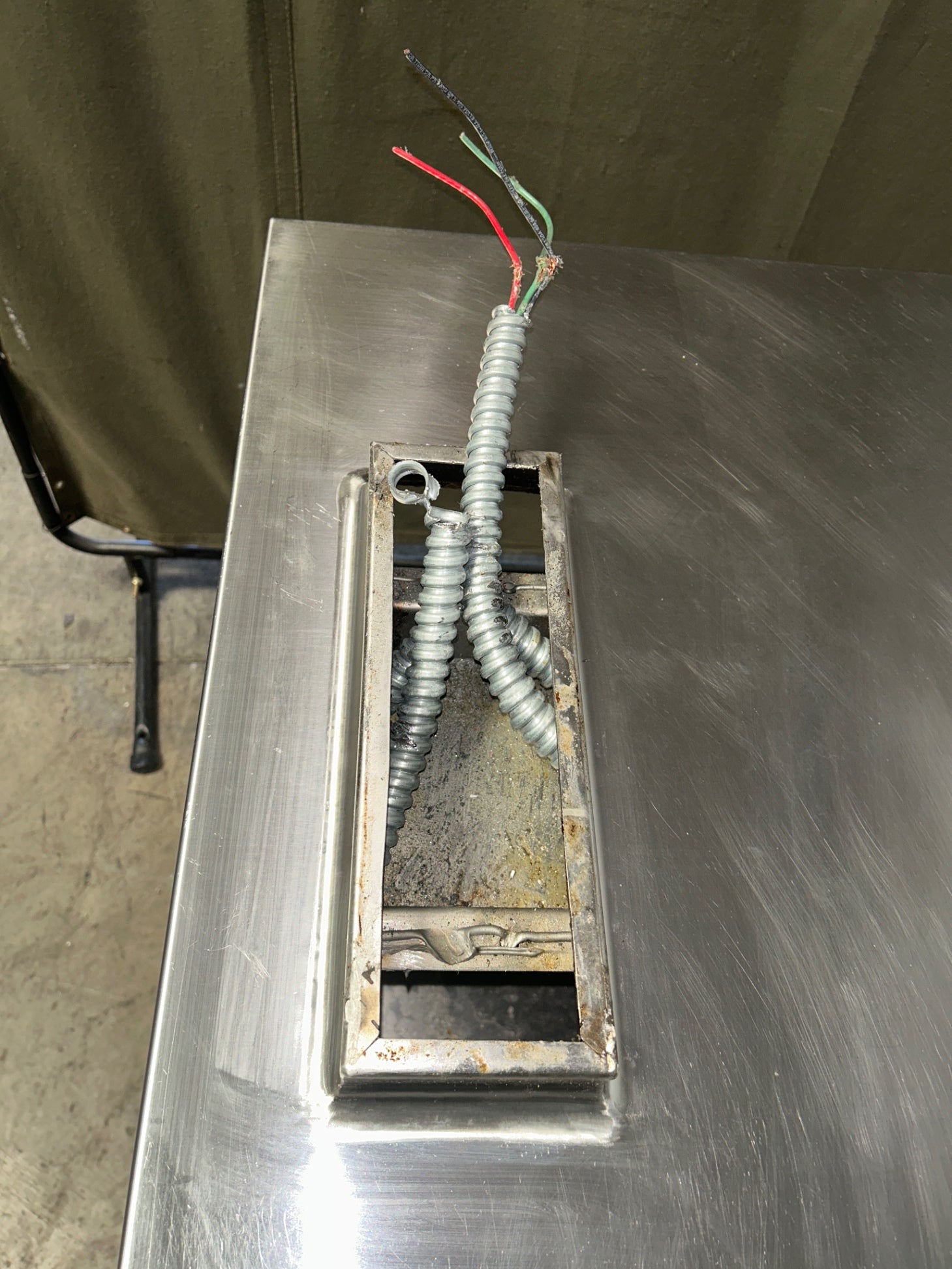 ICM Stainless Steel Prep Table with Undercounter Shelves