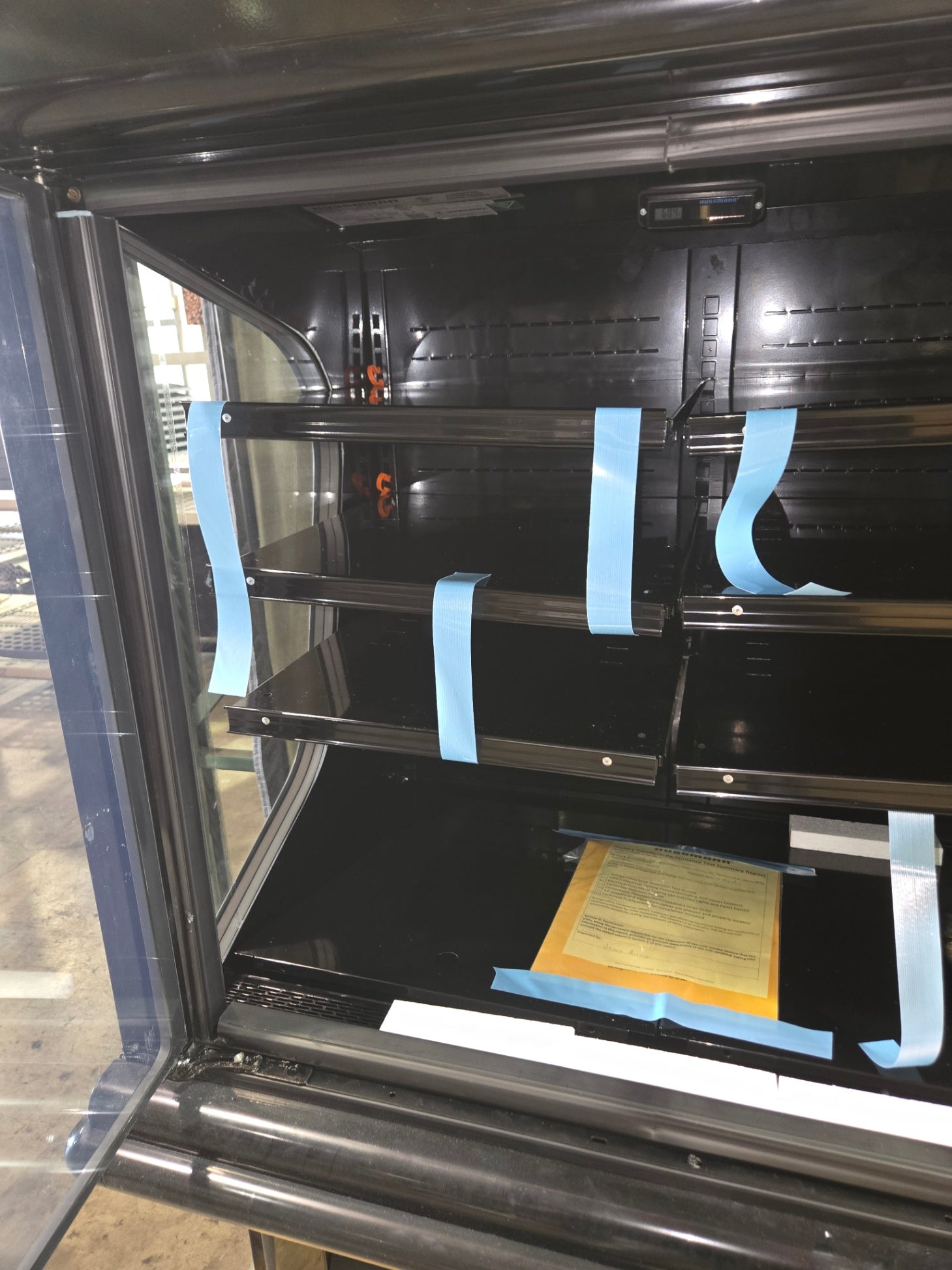 New Hussmann MD4060DA 41 5/16" microSC Two Section Glass Door Merchandiser