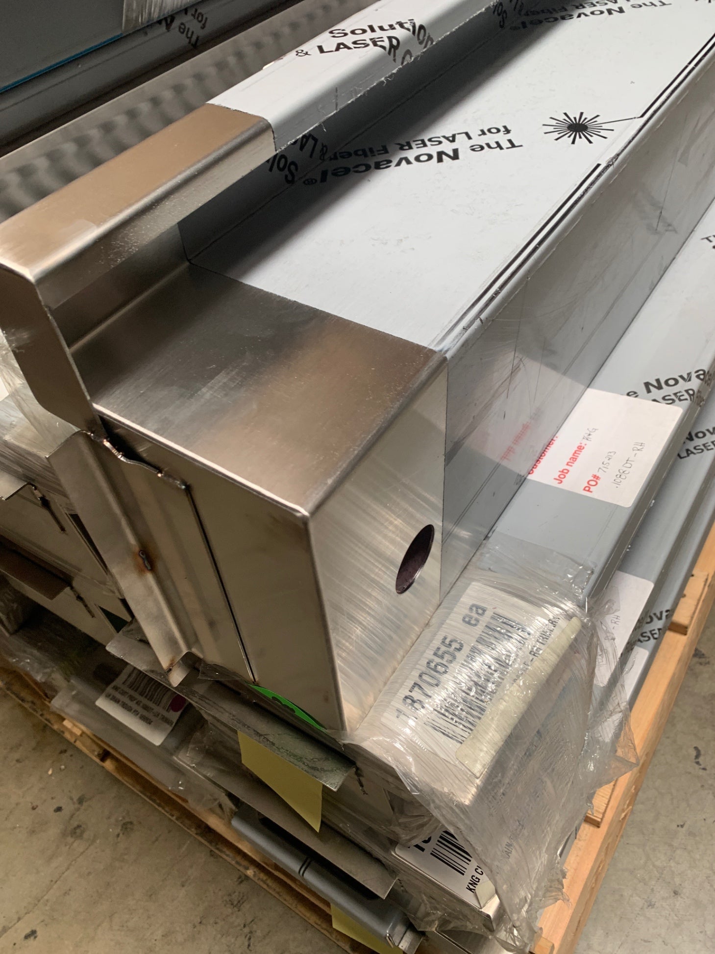New Custom Stainless Steel Bistro Drain Trough
