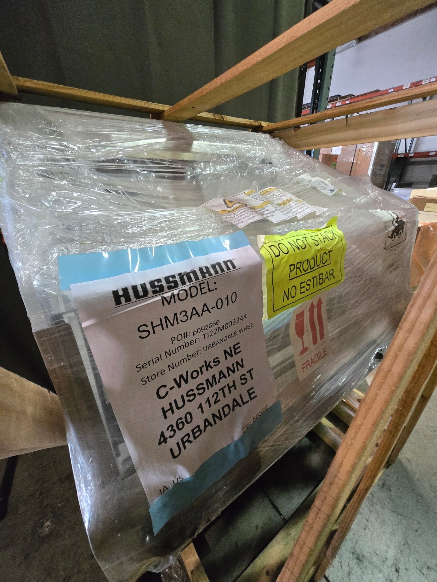 New Hussmann SHM3AA-010 Self-Contained Medium Temperature Open Merchandiser Refrigerated Display Case