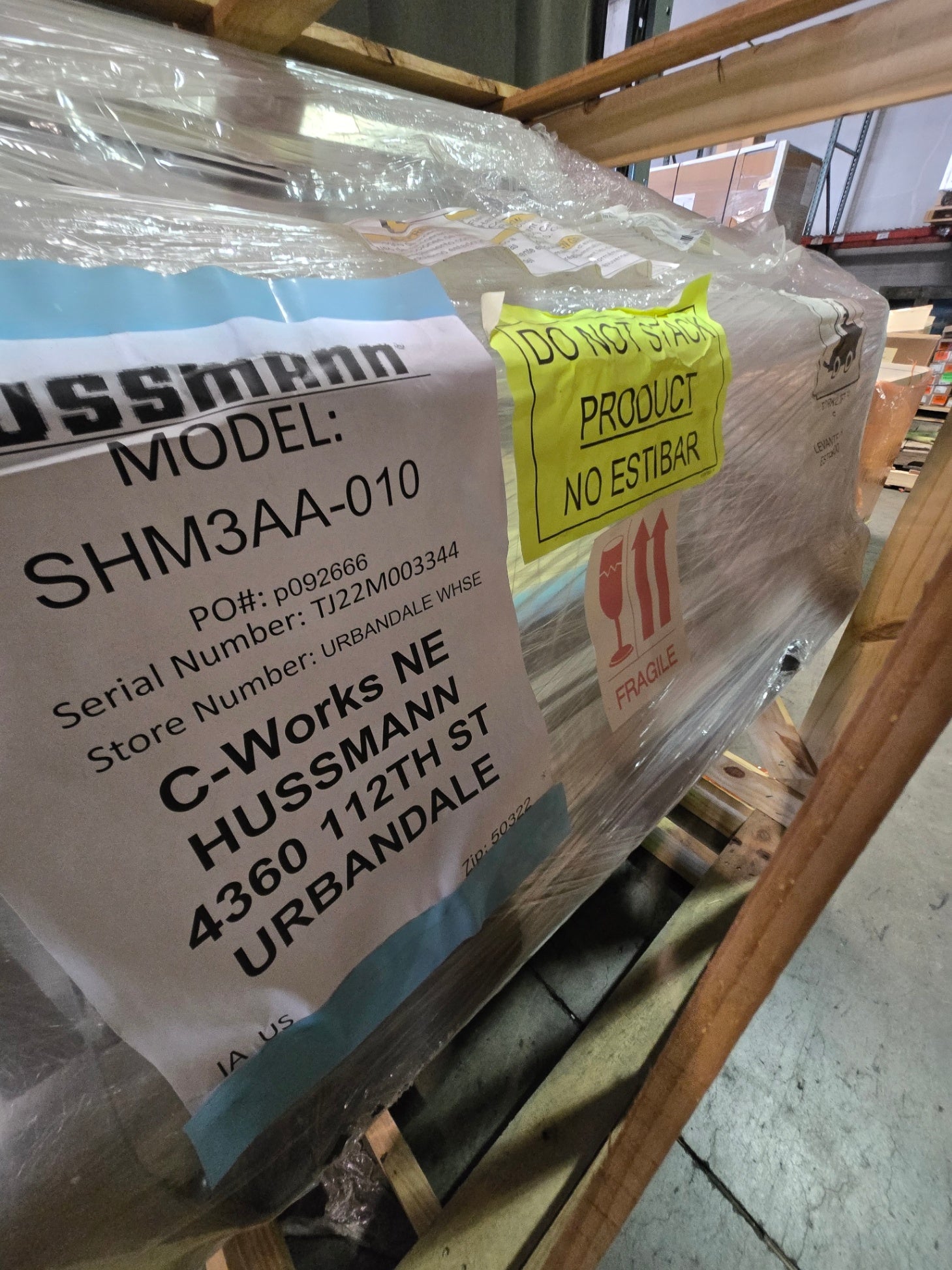 New Hussmann SHM3AA-010 Self-Contained Medium Temperature Open Merchandiser Refrigerated Display Case