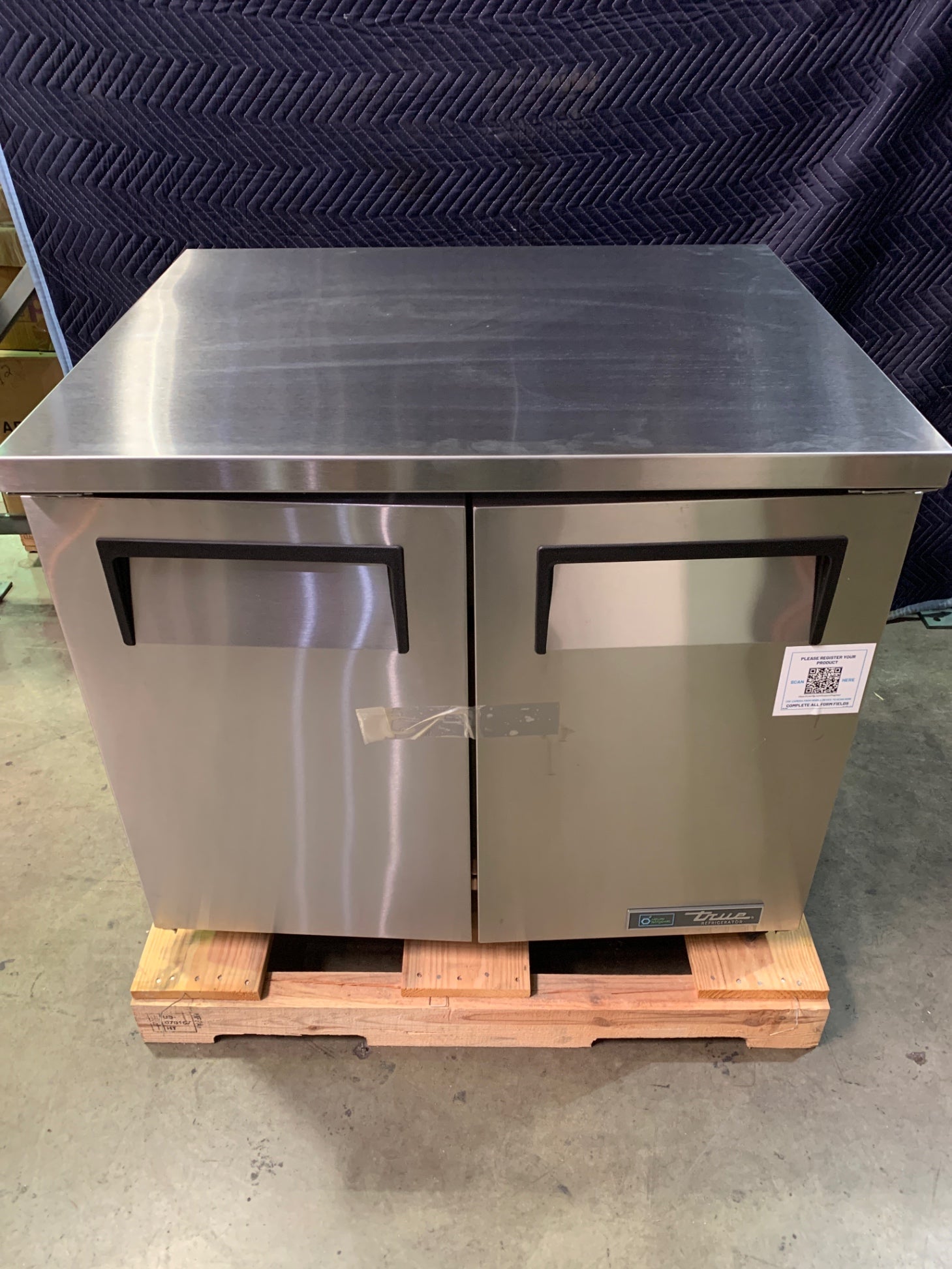 New True TUC-36-LP-HC Two Door Undercounter Refrigerator