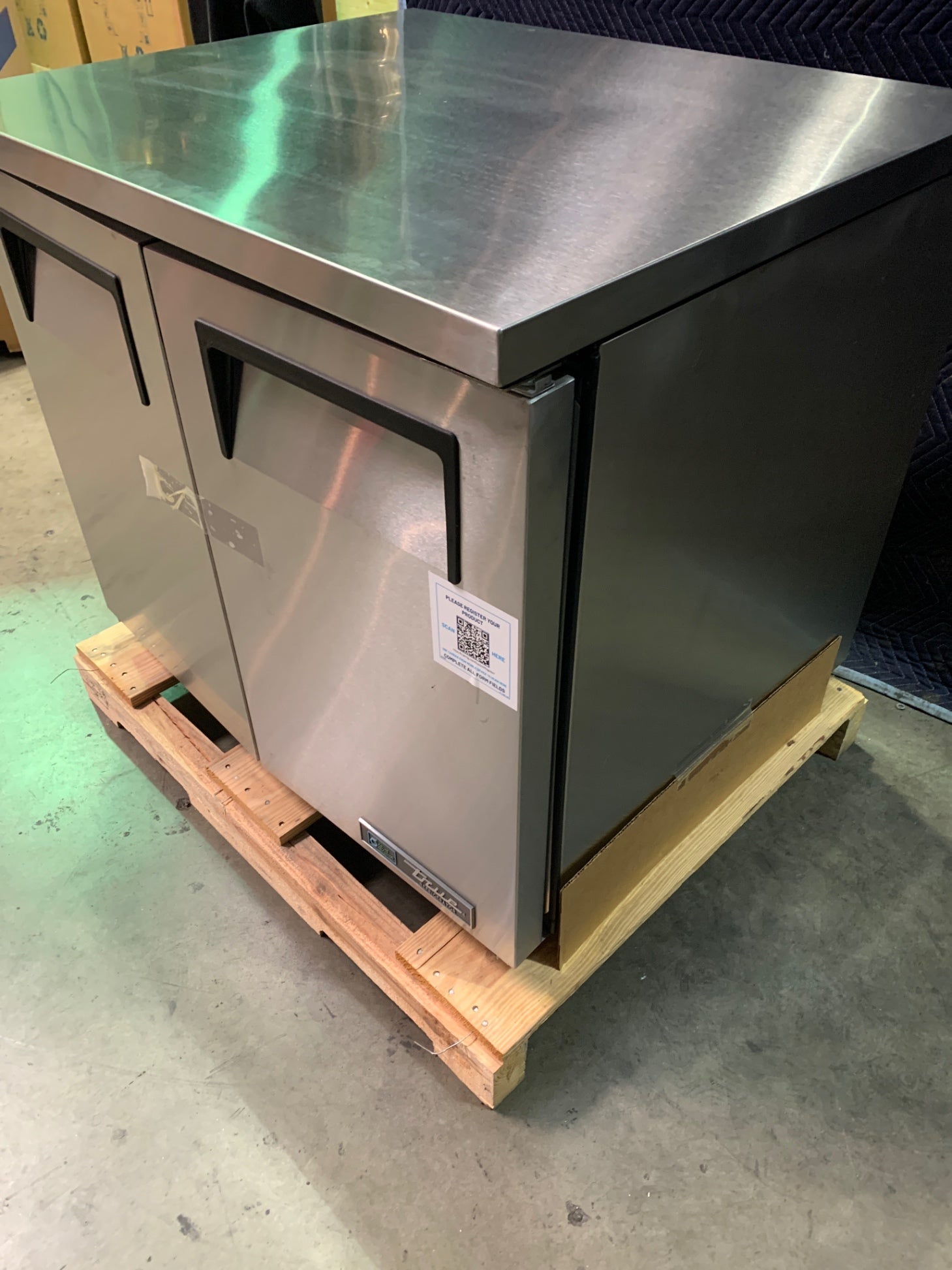 New True TUC-36-LP-HC Two Door Undercounter Refrigerator