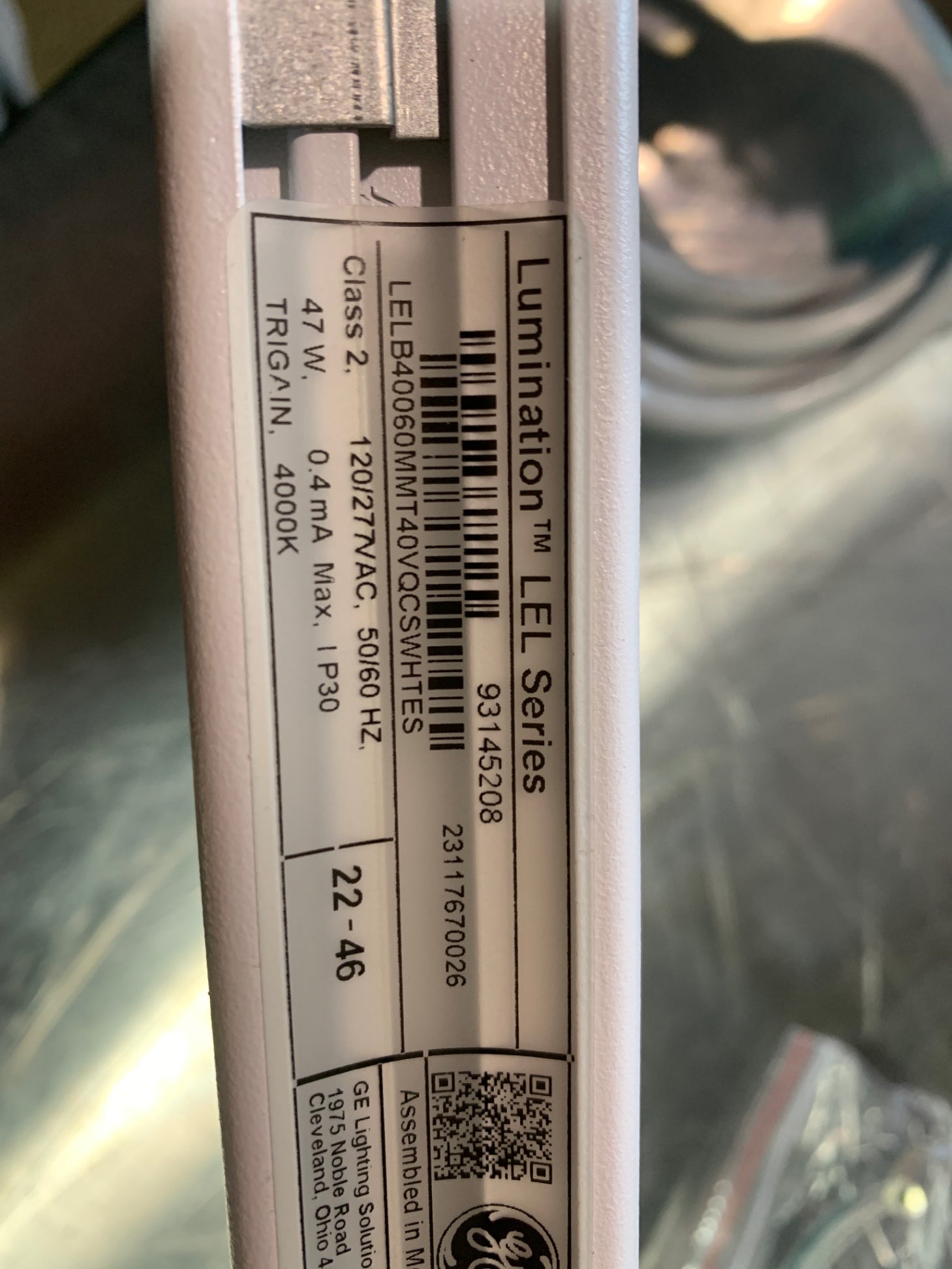 New Lumination LEL Series Linear Edge Lit (LELB)