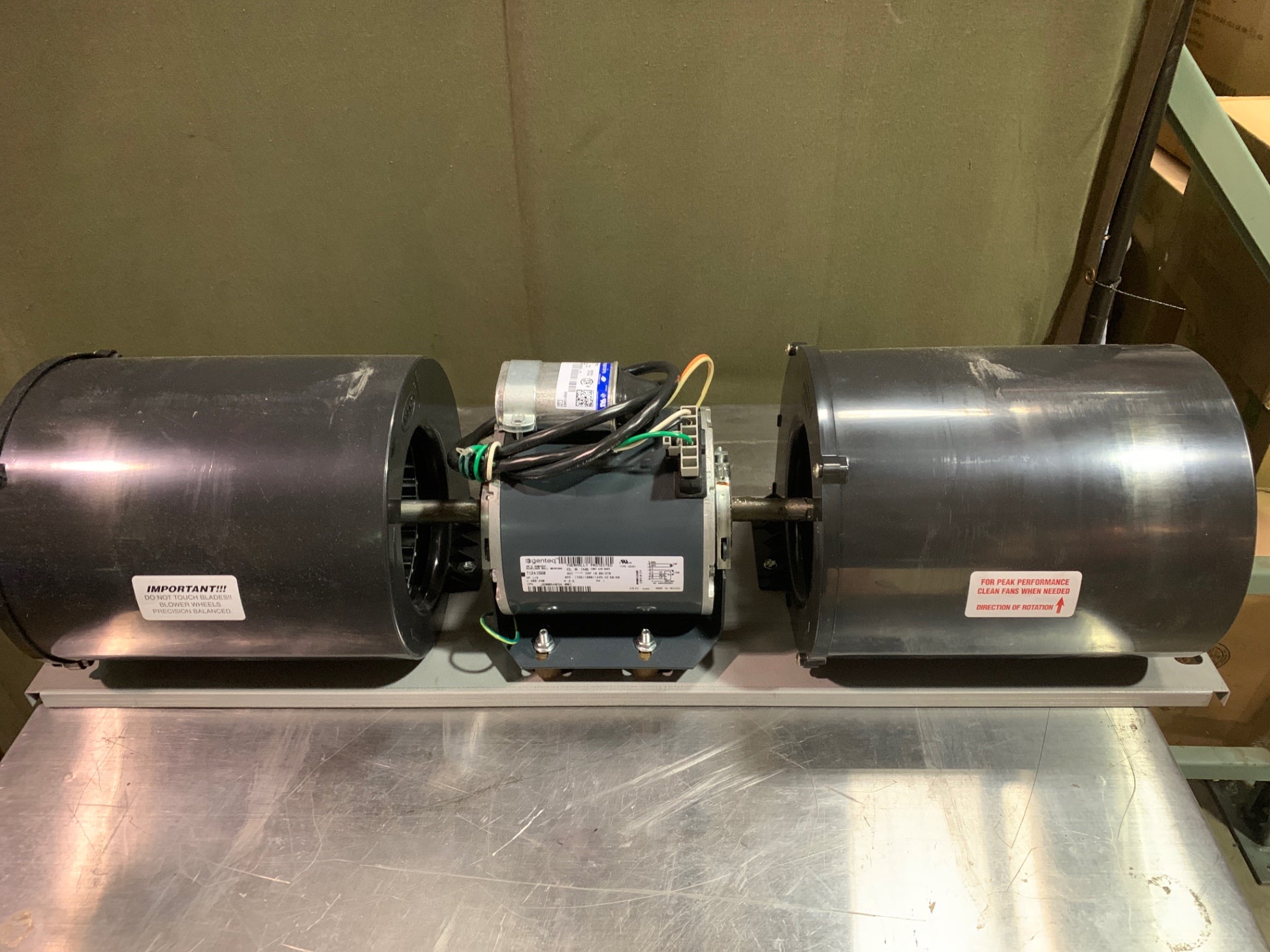 New Mars Air System STD272-2UD-TS Air Curtain Motor