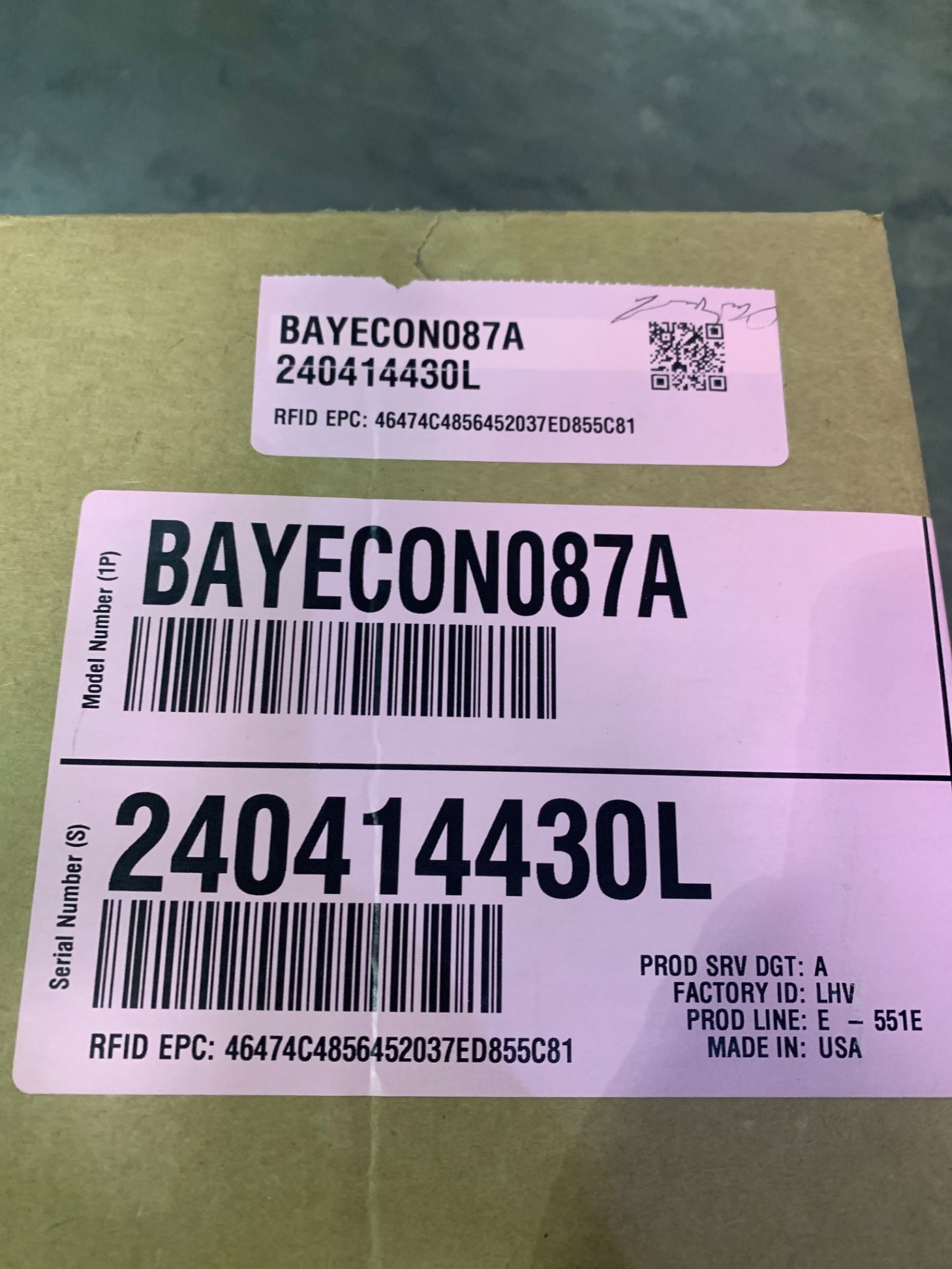 New Trane BAYECON087A Economizer Kit