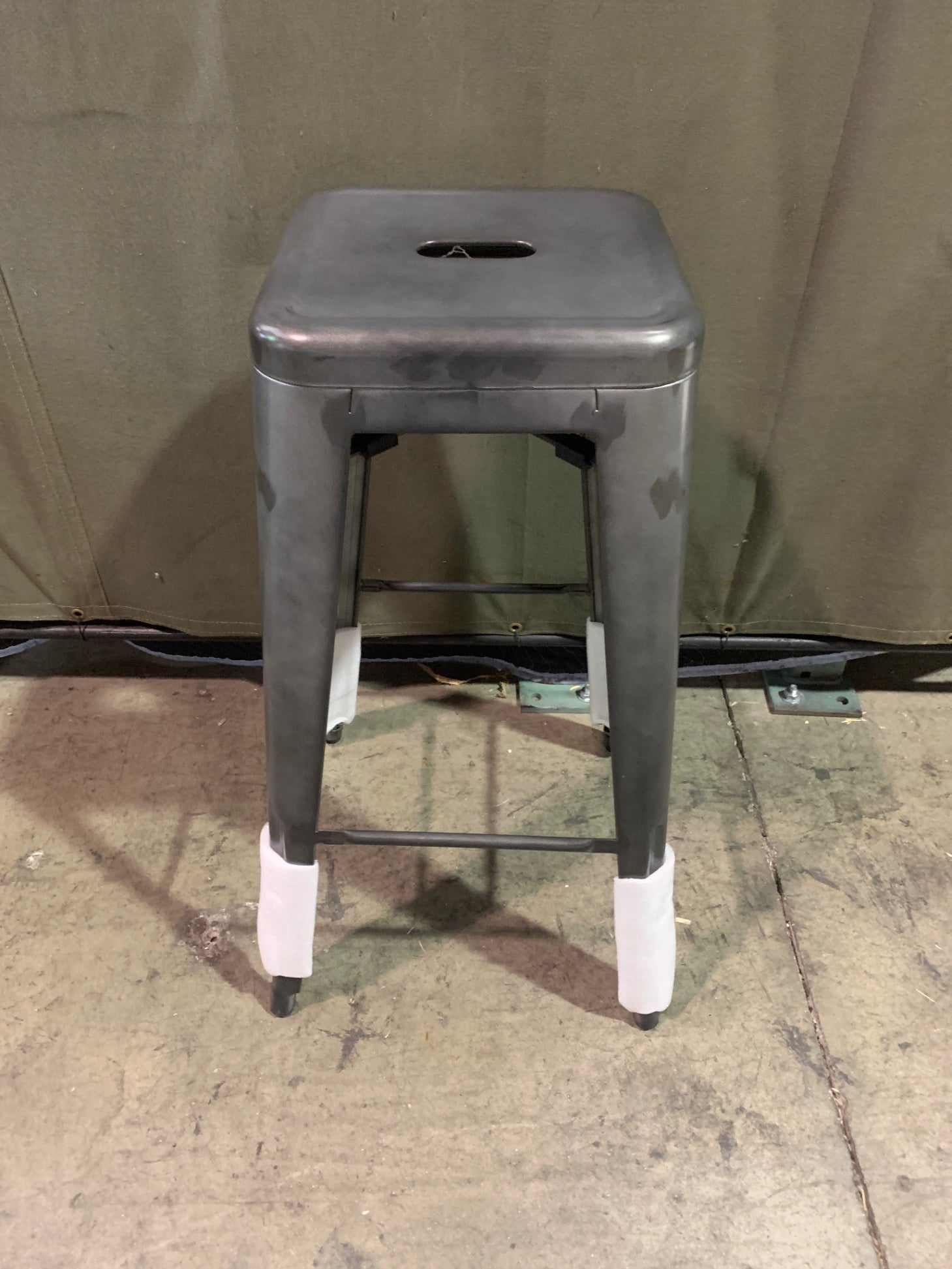 New 8015-BS Gun Metal Grey Barstool