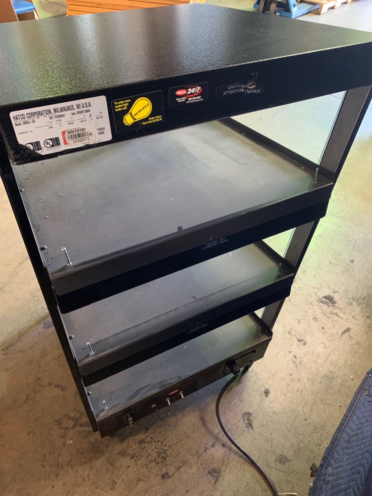 Hatco GRSDS-24T Open Hot Holding Cabinet