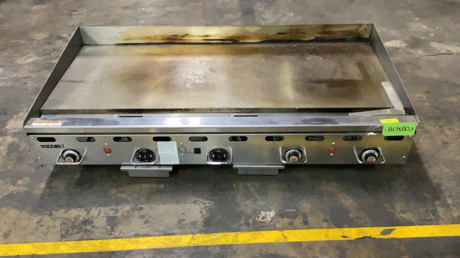 Vulcan MSA60 60" Gas Griddle W/ Thermostatic Controls - 1" Steel Plate, Natural Gas