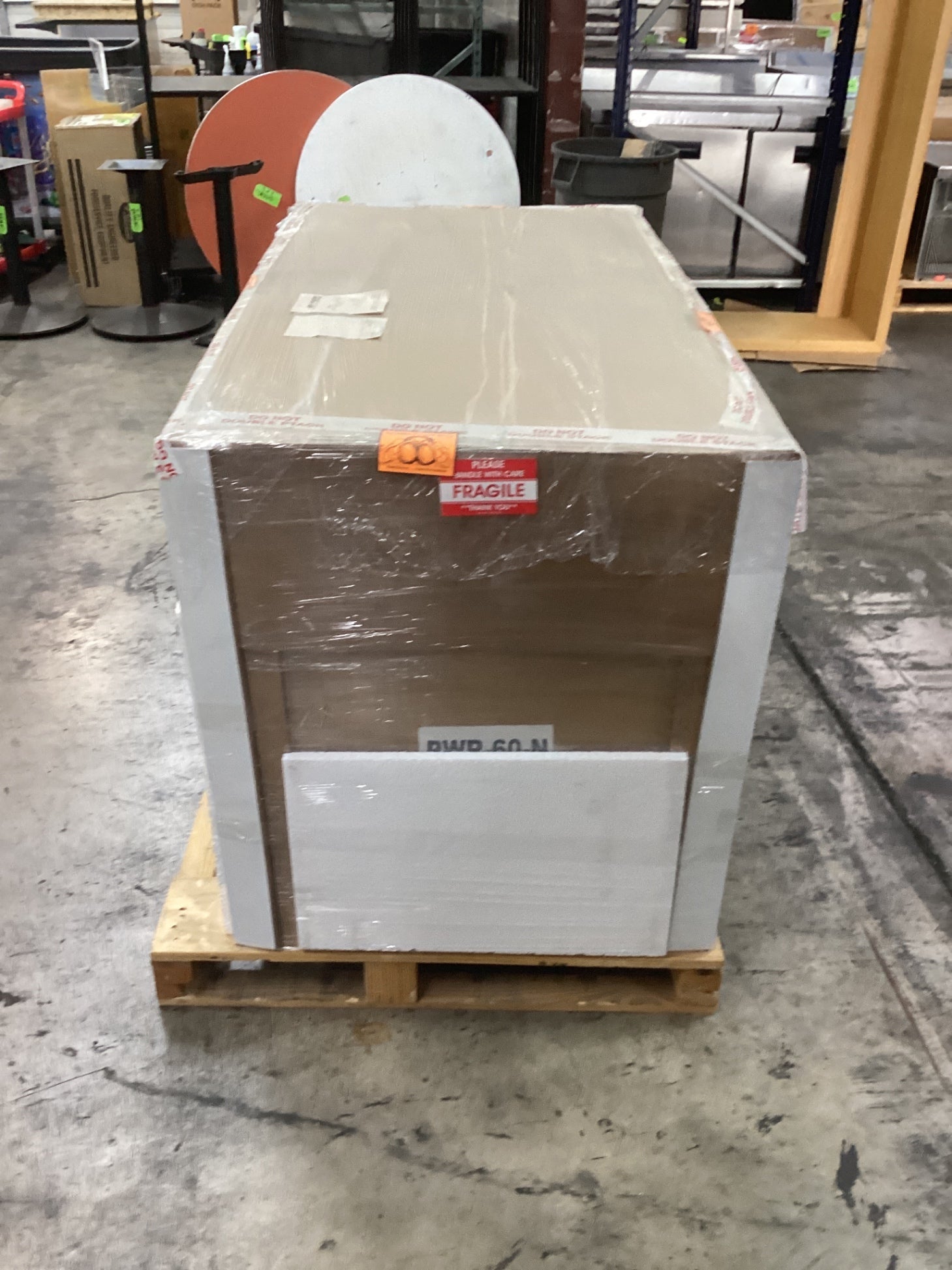 Turbo Air PWR-60-N 60 1/4" Worktop Refrigerator W/ (2) Sections