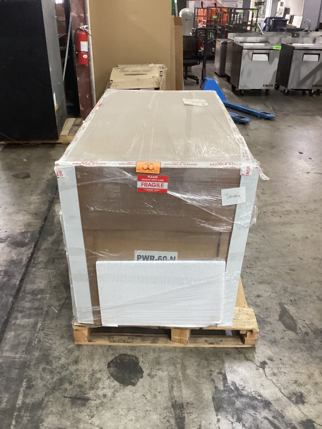 Turbo Air PWR-60-N 60 1/4" Worktop Refrigerator W/ (2) Sections