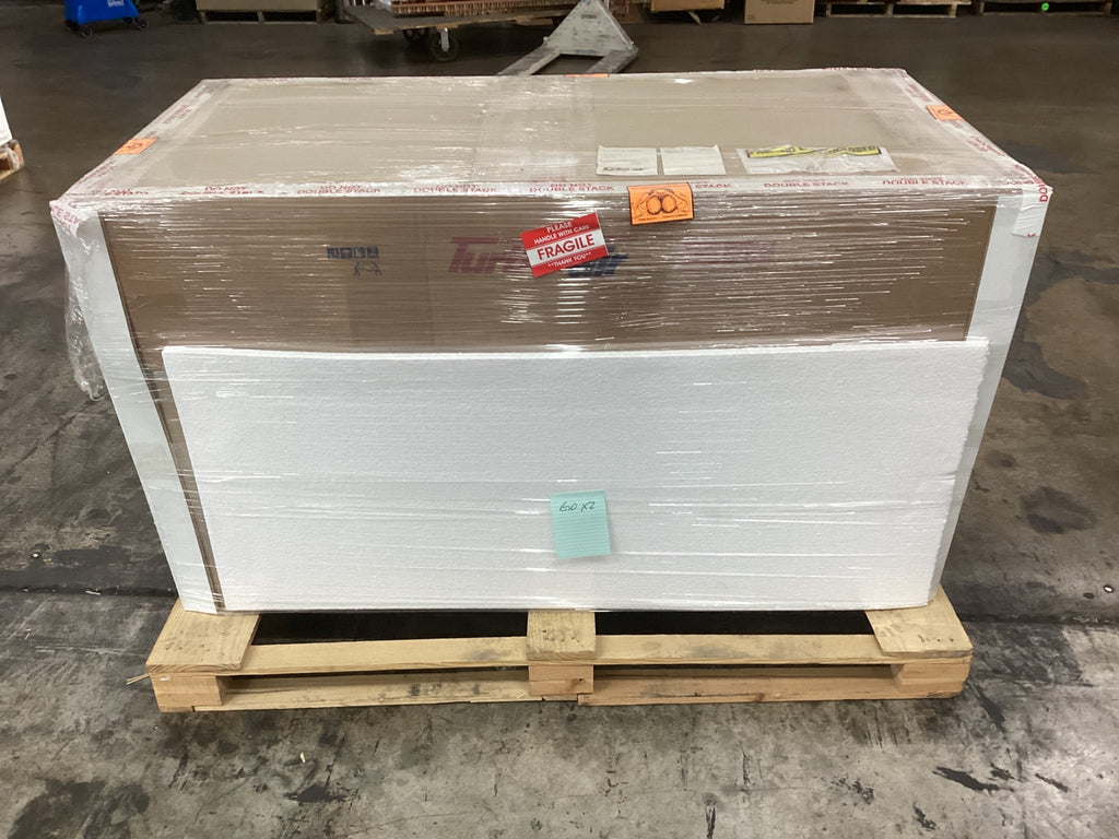 Turbo Air PWR-60-N 60 1/4" Worktop Refrigerator W/ (2) Sections