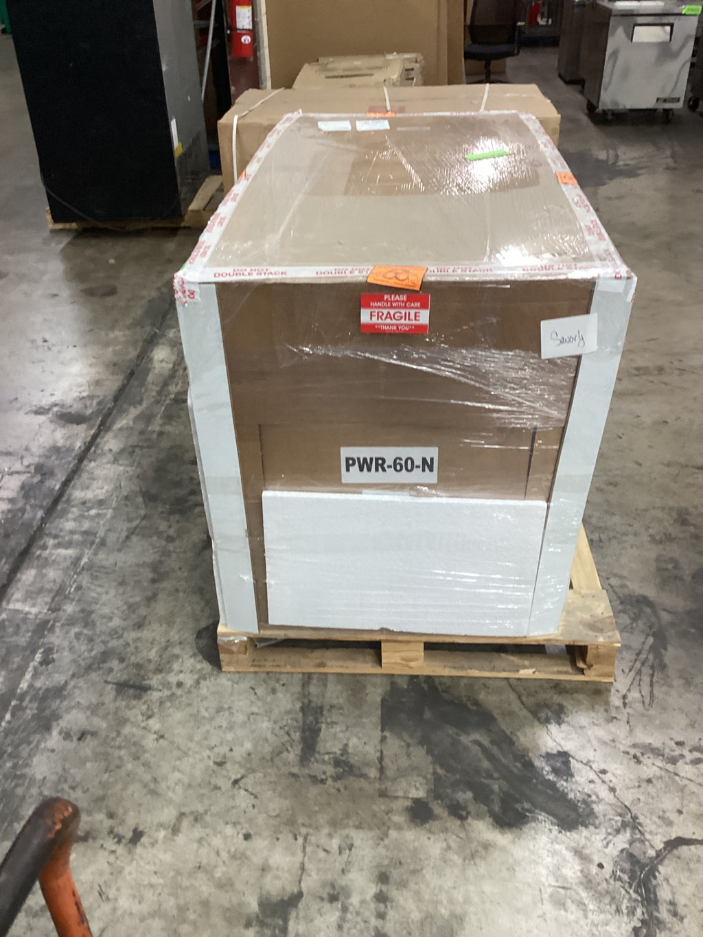 Turbo Air PWR-60-N 60 1/4" Worktop Refrigerator W/ (2) Sections