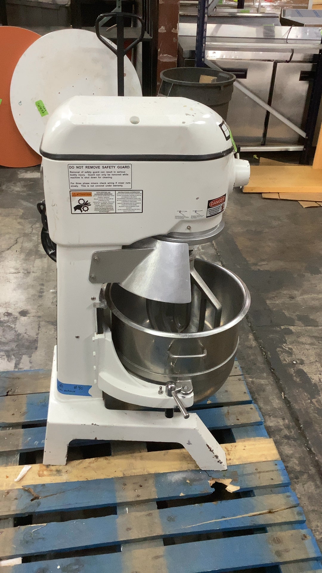 DOYON SM-402NA Mixer, Commercial Planetary 40 Quart Capacity