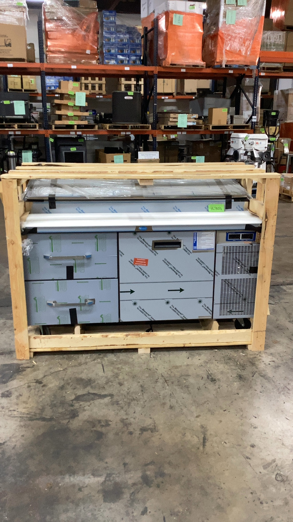 Randell Pizza Prep Table, Refrigerated