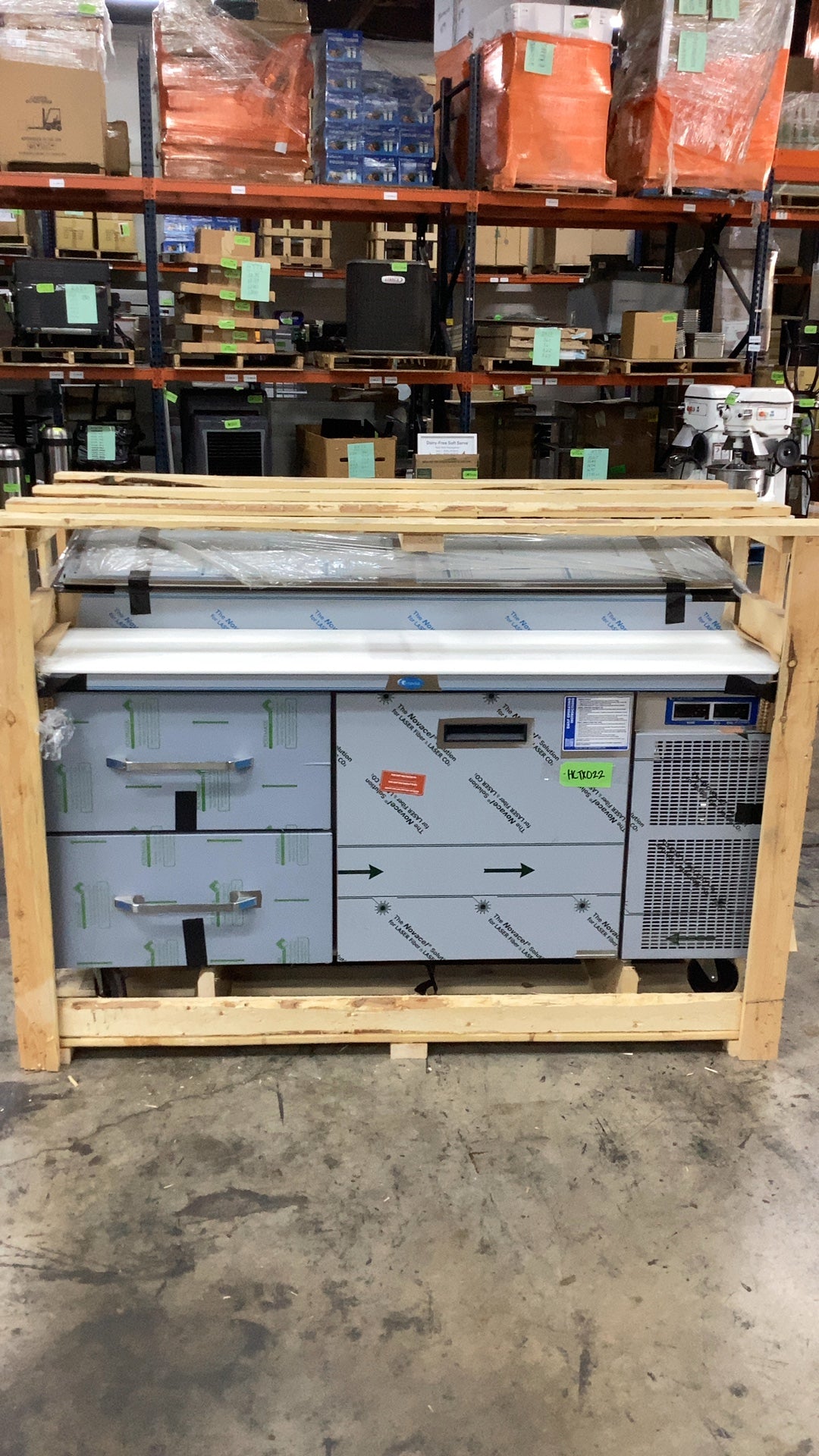 Randell Pizza Prep Table, Refrigerated