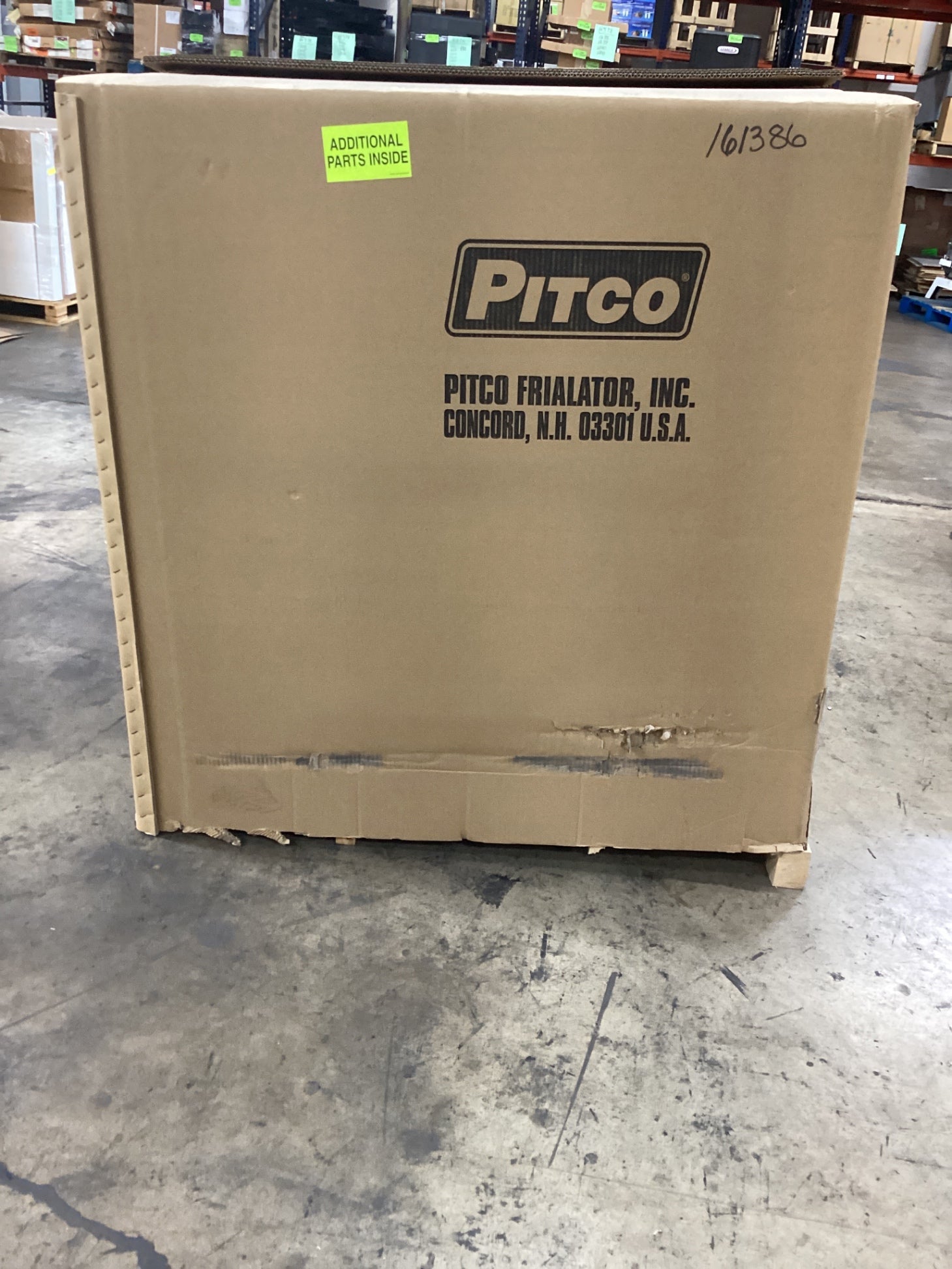 PITCO SSH60W Deep Fryer, Commercial Electric Dual Well On Casters 4 Baskets