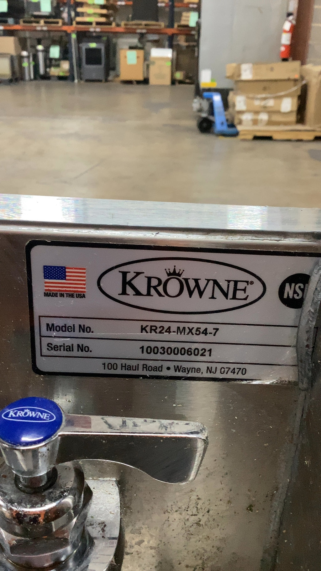 KROWNE KR24-MX54-7 Underbar Sink, Cocktail Station Two Ice Bins Hand Sink Faucet Speed Rail
