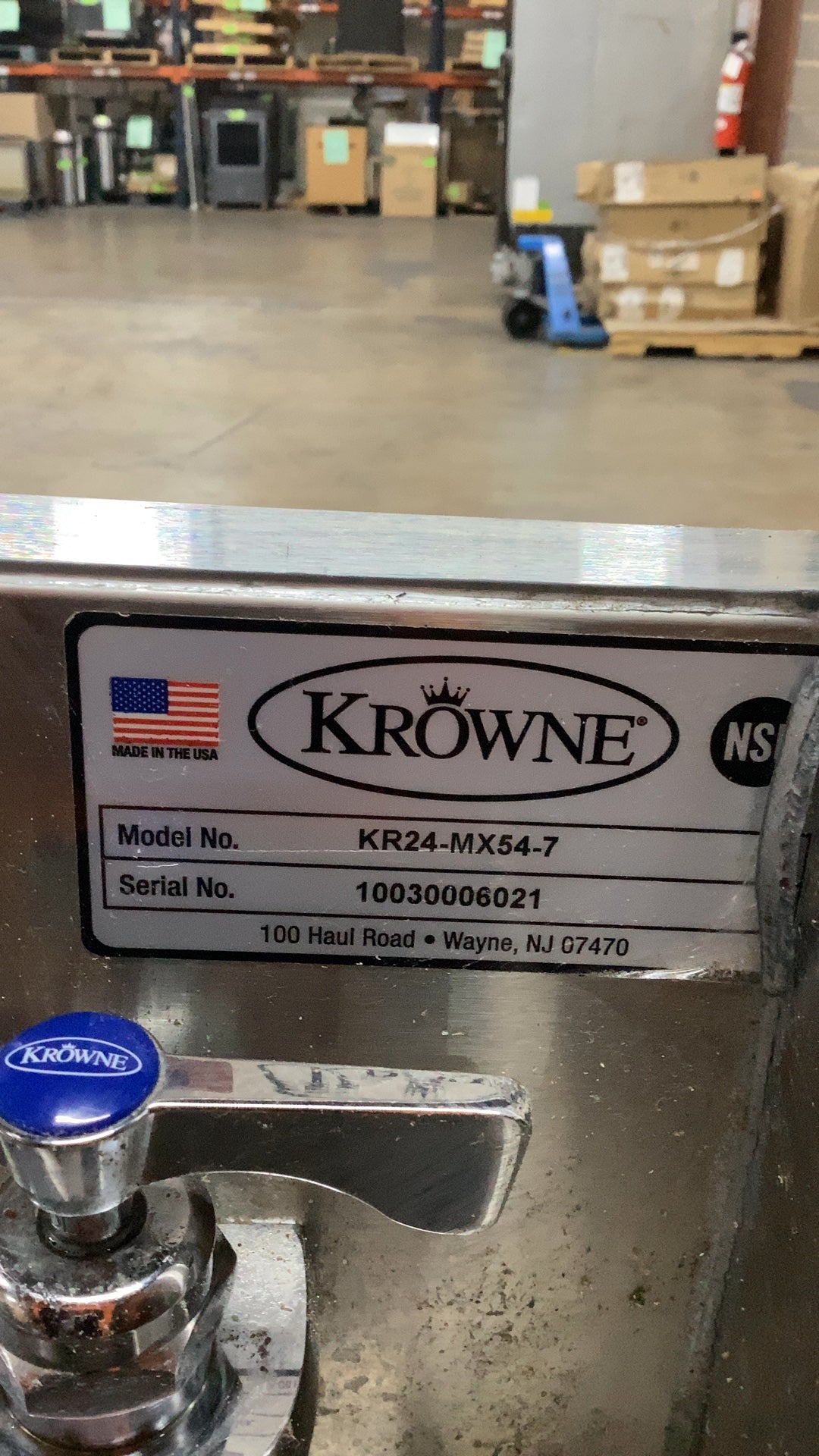 KROWNE KR24-MX54-7 Underbar Sink, Cocktail Station Two Ice Bins Hand Sink Faucet Speed Rail