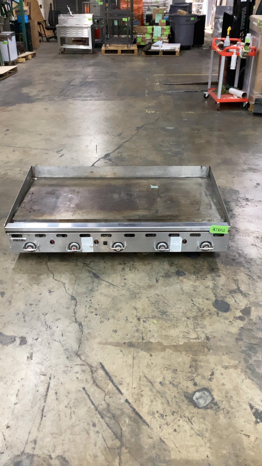 Vulcan Commercial Gas Griddle 5 Burner