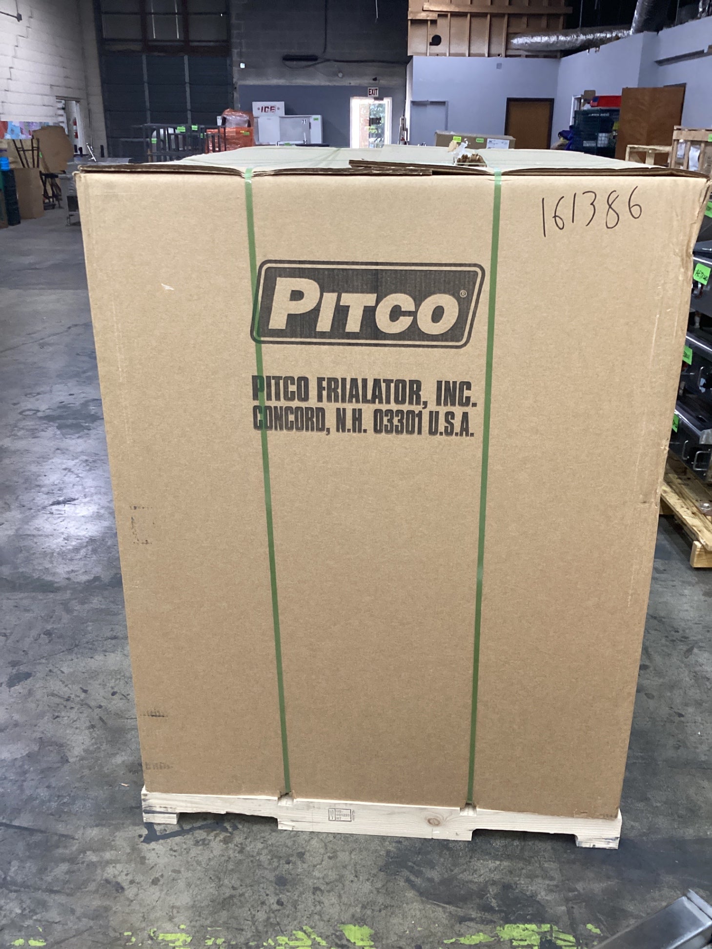 PITCO SSH60W Deep Fryer, Commercial Electric Dual Well On Casters 4 Baskets