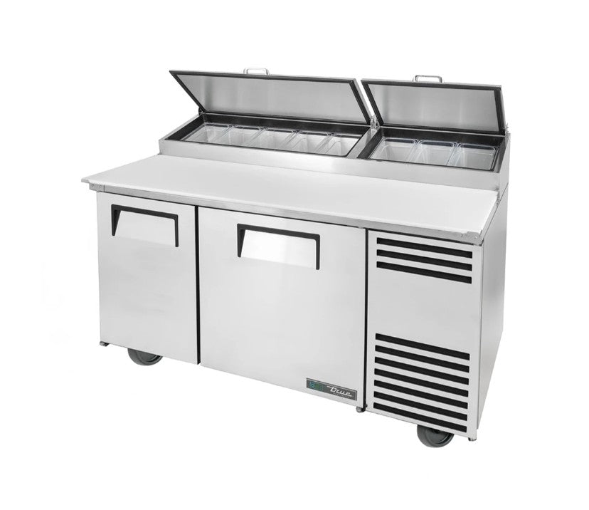 True TPP-AT-60-HC 60" TPPAT Series Pizza Prep Table W/ Refrigerated Base, 115v