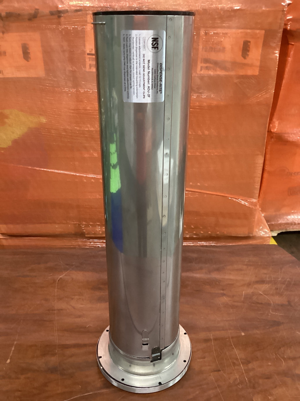 Dispense-Rite ADJ-2F In- Counter S/S Cup Dispenser-F Spring