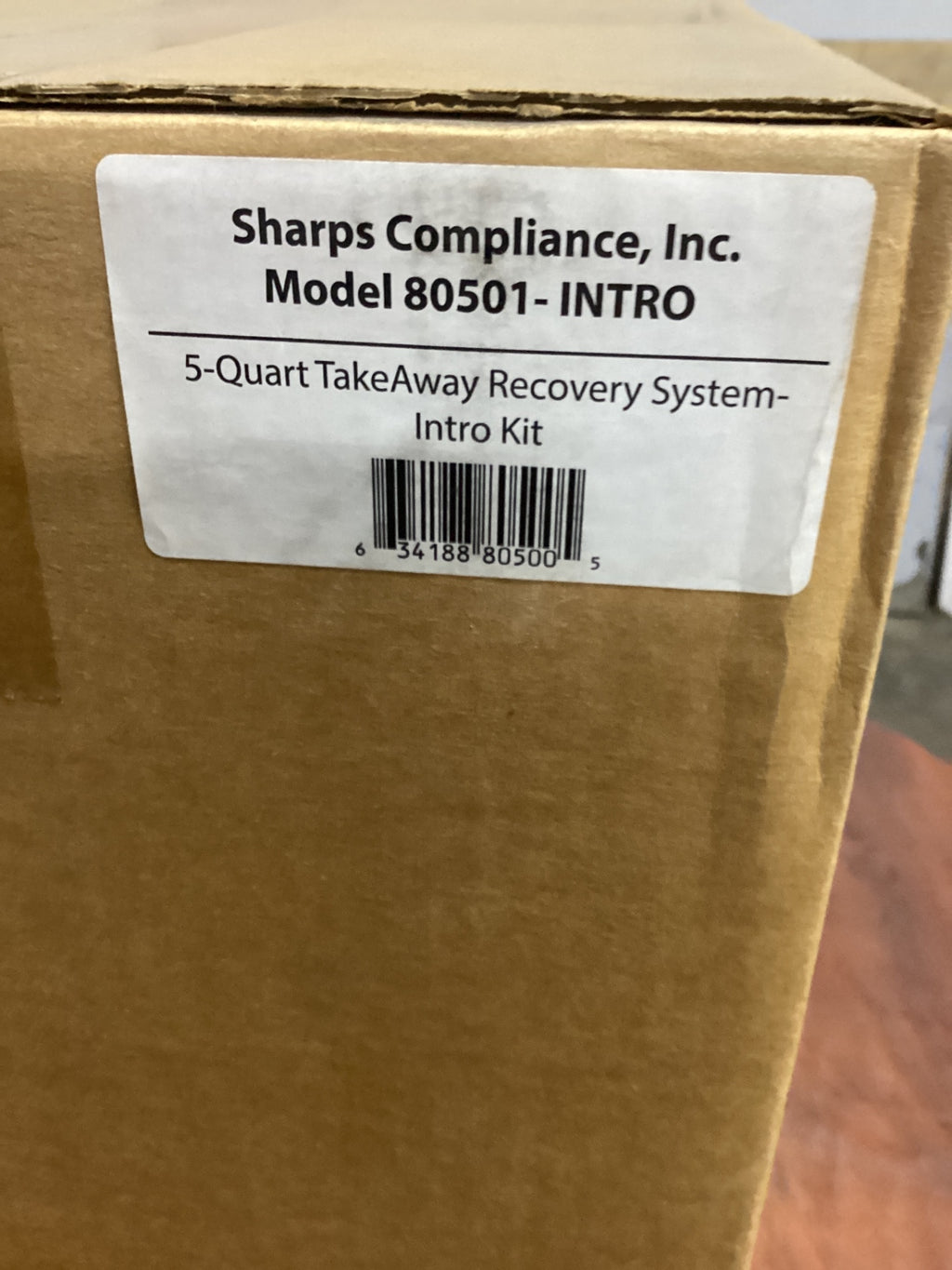 Sharps 80501 Intro5-QT Takeaway Recovery System Intro Kit