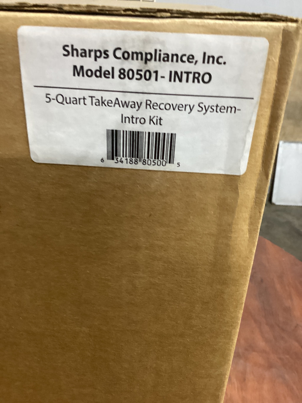 Sharps 80501 Intro5-QT Takeaway Recovery System Intro Kit