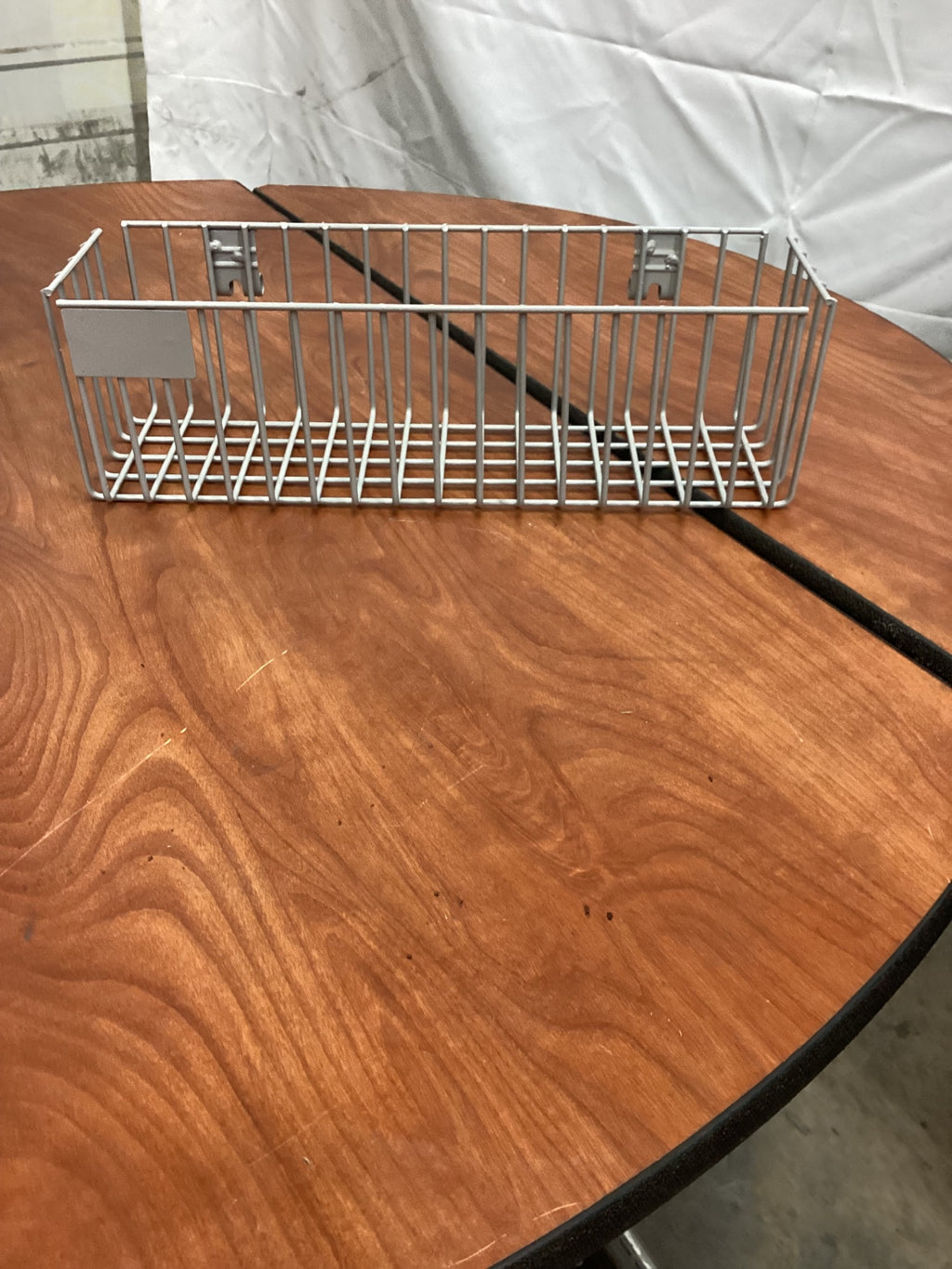 Lozier Grey Metal Wire Storage Basket Designed For Mounting On Walls Or Doors (Lot Of 8)