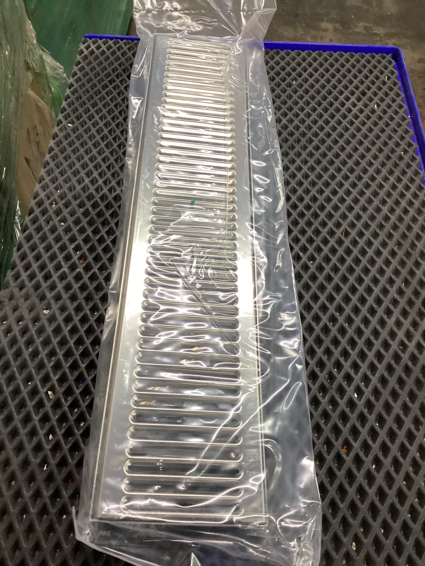Micro Matic DP-120D-24 Drip Tray Trough Surface Mount Stainless Steel W/ Drain