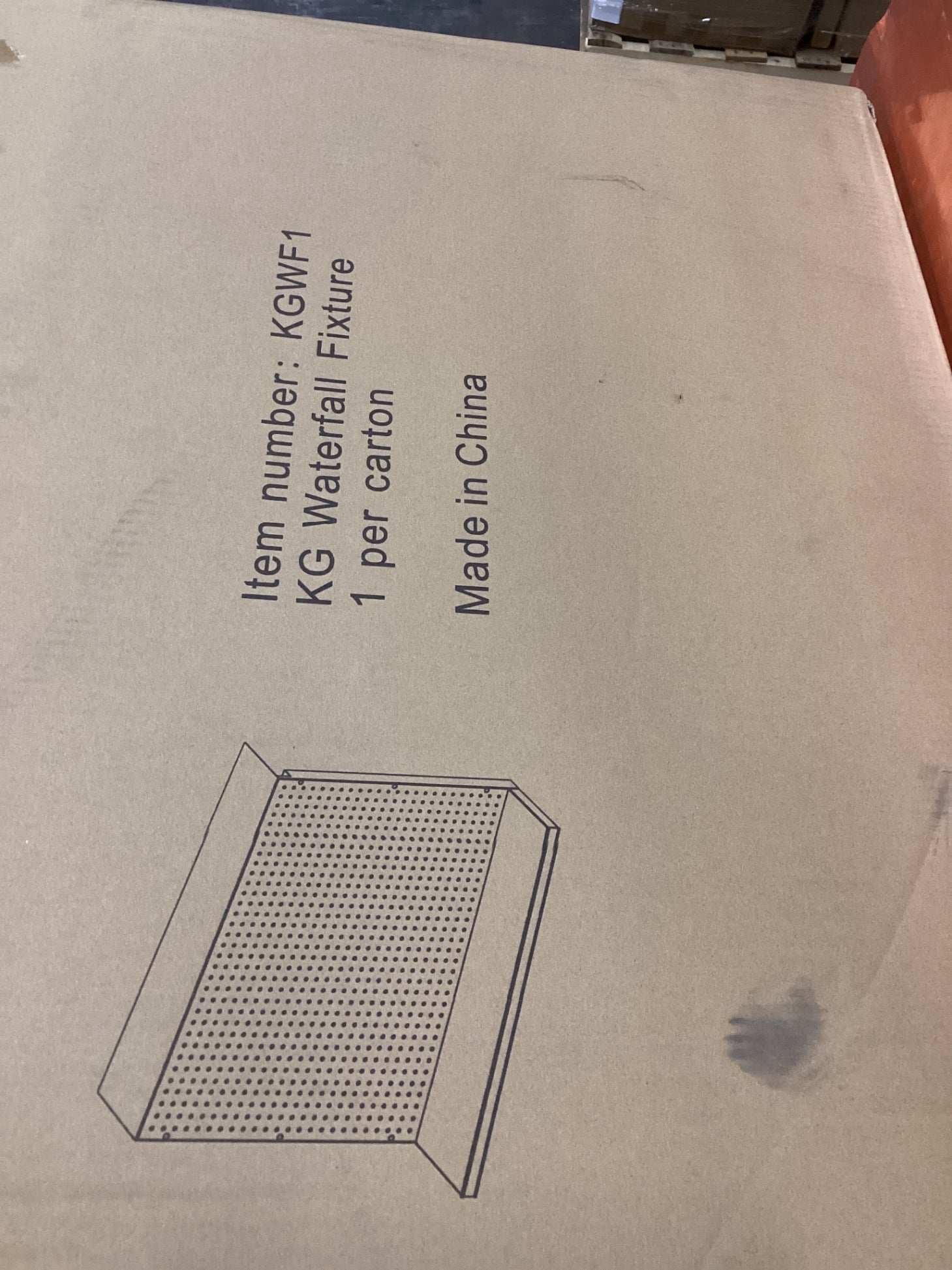 KG Waterfall Merchandising Fixture